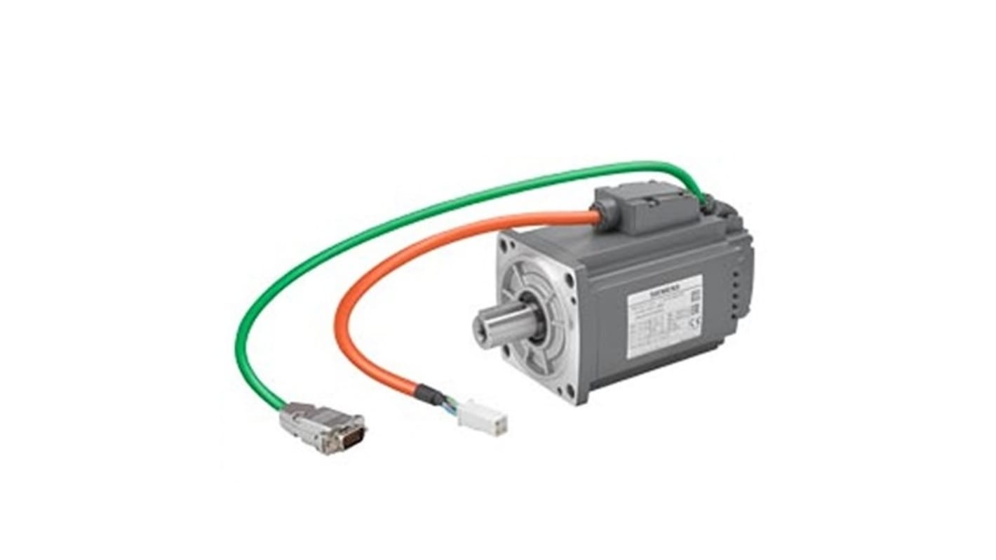 Servomotore Sincrono Siemens 1FL6042-2AF21-1LG1, 0,75 kW, 230 V, montaggio a flangia, rotazione oraria.