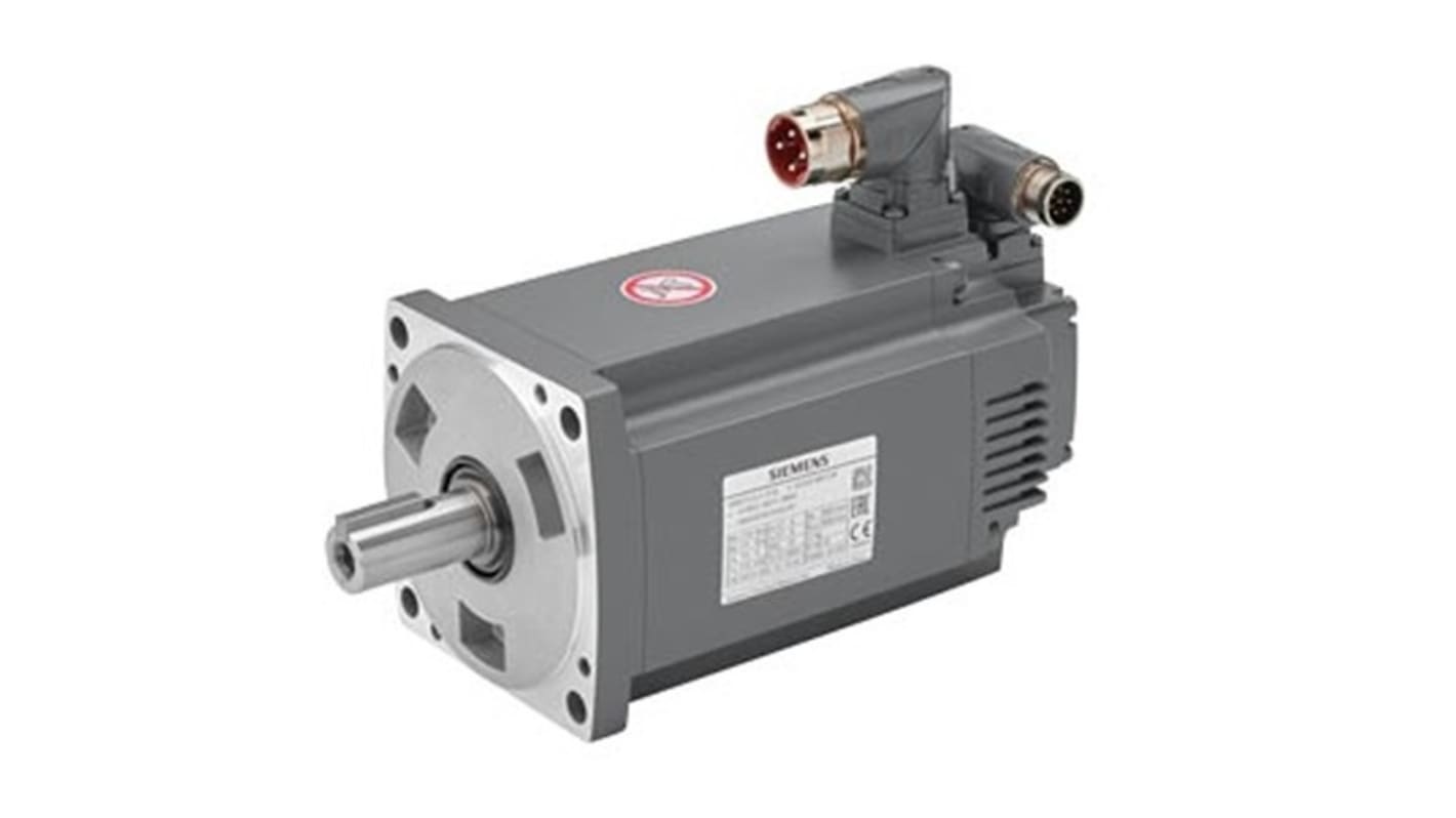 Servomotore Sincrono Siemens 1FL6054-2AF21-2LH1, potenza 2 kW, tensione 230 V, montaggio a flangia, rotazione oraria.