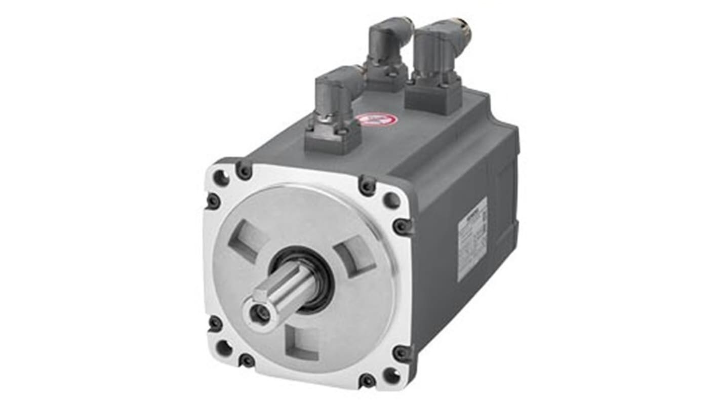 Servomotore Sincrono Siemens 1FL6064-1AC61-2LB1, potenza 1,5 kW, tensione 400 V, montaggio a flangia, rotazione oraria.