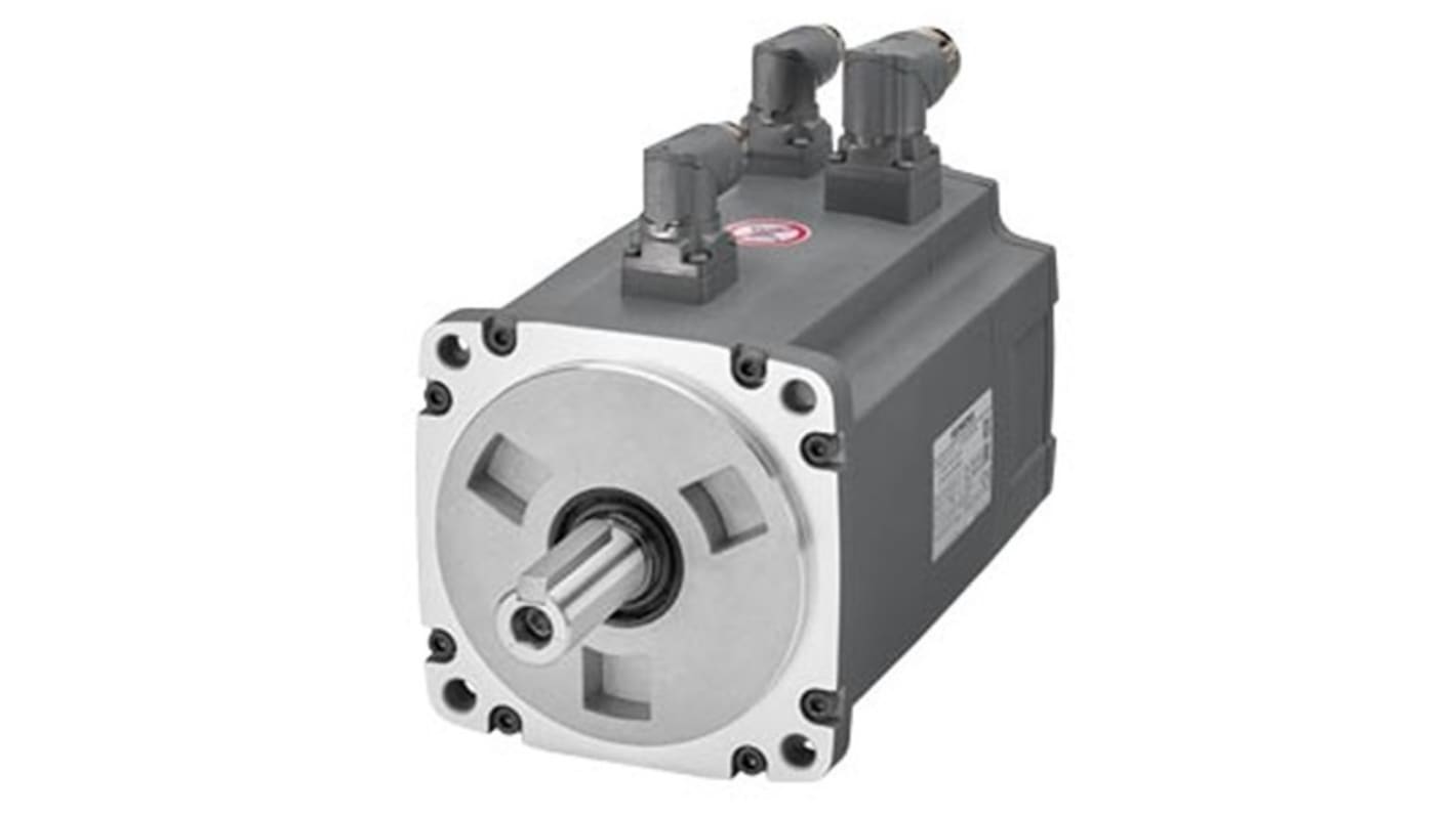 Servomotore sincrono Siemens 1FL6066-1AC61-2AB1, potenza 1,75 kW, montaggio a flangia, rotazione oraria, 400 V.