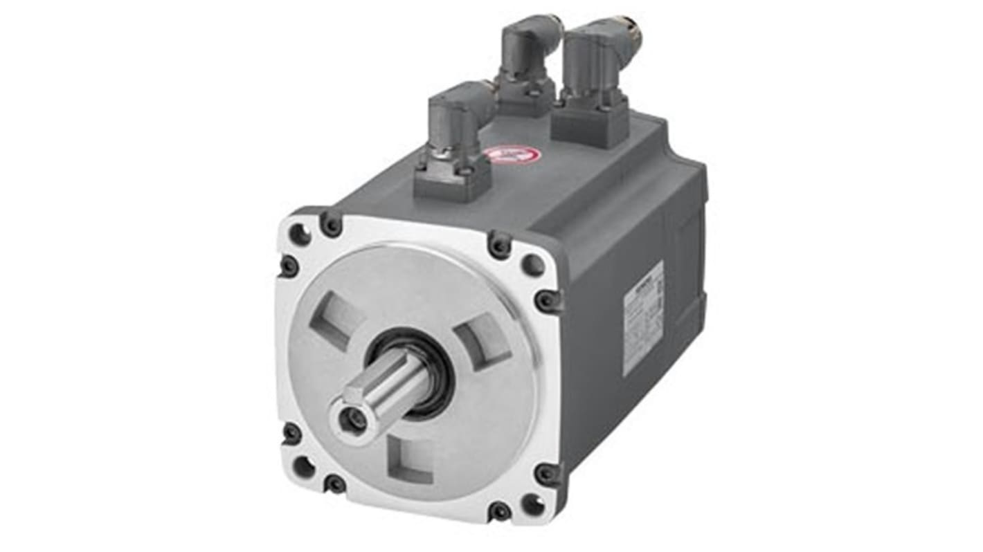 Servomotore Sincrono Siemens 1FL6067-1AC61-2AA1, potenza 2 kW, tensione 400 V, montaggio a flangia, rotazione oraria.