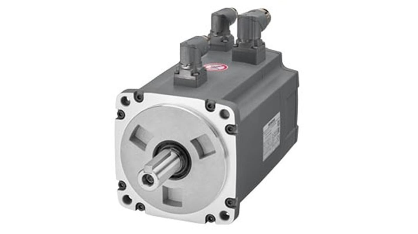 Servomotore Sincrono Siemens 1FL6067-1AC61-2LH1, potenza 2 kW, tensione 400 V, montaggio a flangia, rotazione oraria.