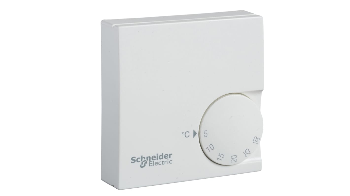 Termostato Schneider Electric 15870 Multi9, alimentazione 30 V CA, dimensioni 70 x 70 x 25 mm, controllo tramite controller.