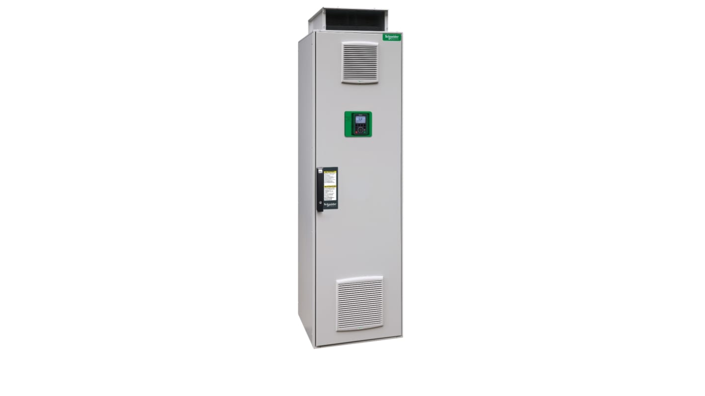 Avviatore a velocità variabile Schneider Electric ATV930C25N4F, potenza 250 kW, tensione 440 V, 453 A, per applicazioni industriali.