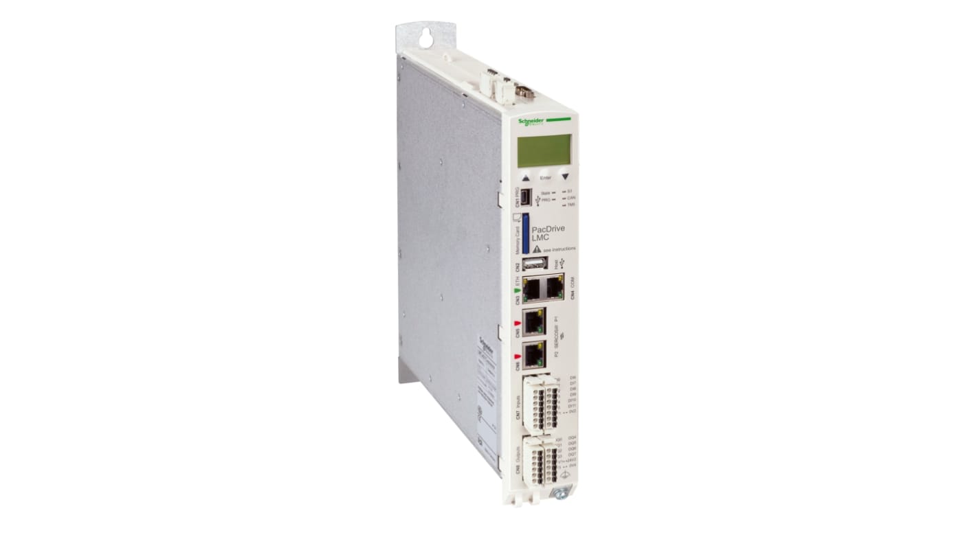 Controller digitale Schneider Electric LMC212CAA10000, 24 V c.c., per applicazioni di distribuzione, conforme RoHS.