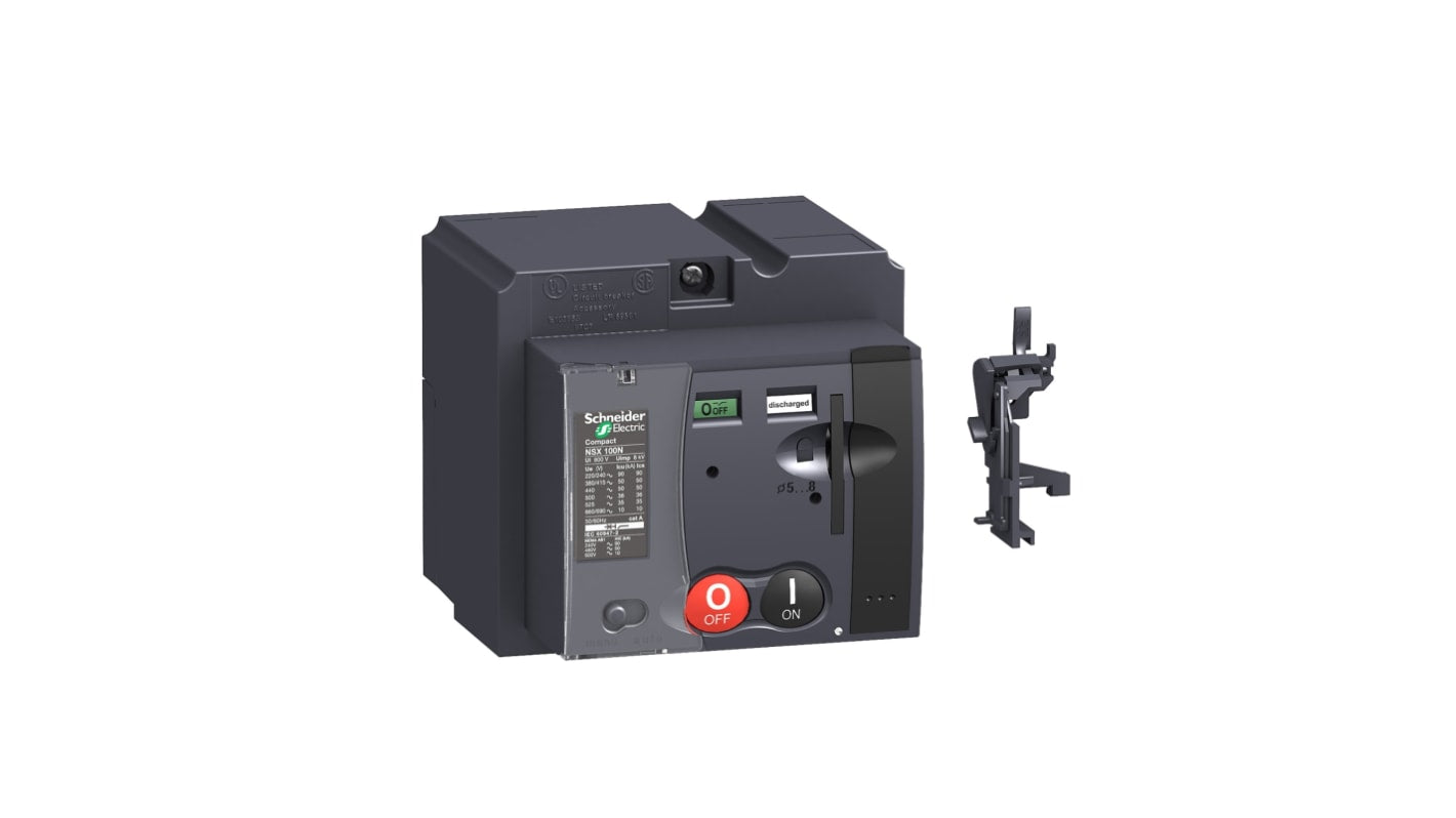 Meccanismo motore Schneider Electric LV431541 per PowerPact e Compact NSX - Carica a molla automatica, alta resistenza, doppio isolamento.