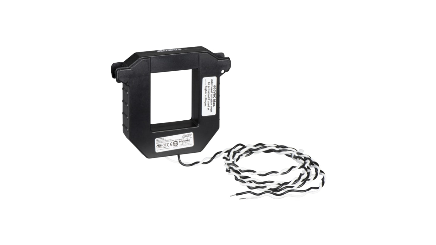 Trasformatore di corrente Schneider Electric LVCT00403S, ingresso 400A, alimentazione 0,333 V, serie PowerLogic.
