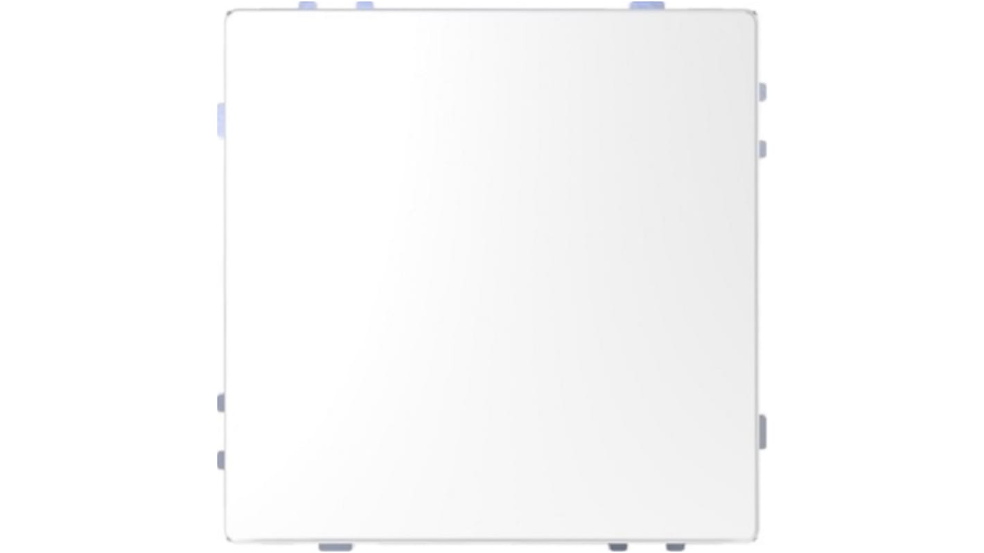 Pulsante KNX Pro T Schneider Electric, montaggio a pannello, colore bianco loto, protezione IP20, con sensore di temperatura.