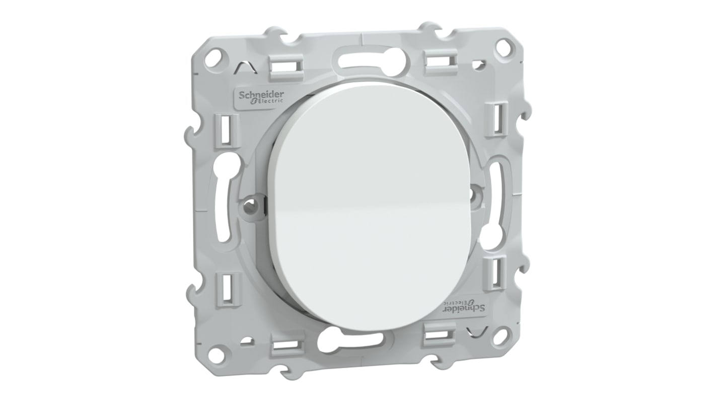 Interruttore a bilanciere Schneider Electric, 2 vie, 2 fasi, montaggio superficiale, design ergonomico e resistente.
