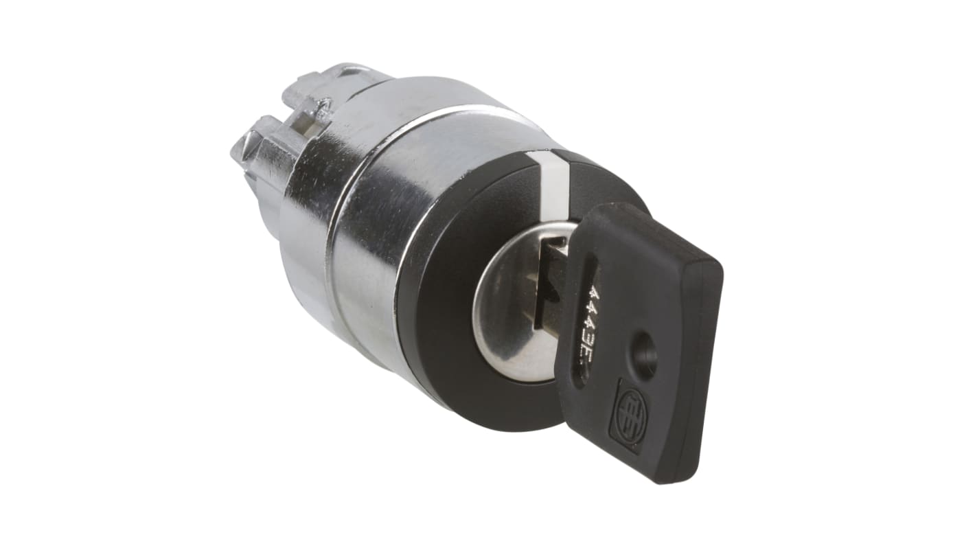 Selettore a due posizioni Schneider Electric Harmony XB4, diametro foro 22 mm, attivazione stabile, non illuminato.