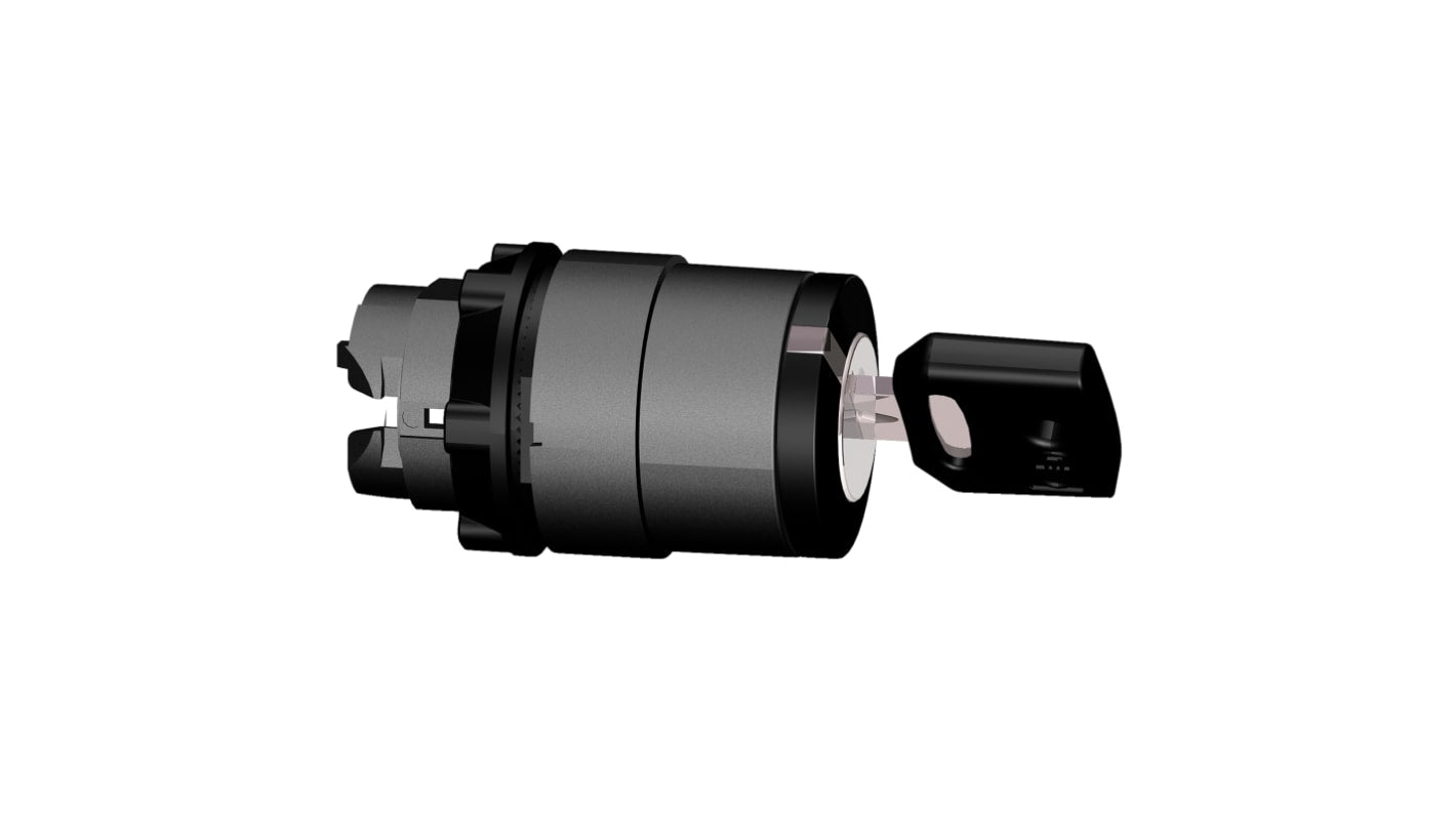 Selettore a due posizioni Schneider Electric Harmony XB5, diametro foro 22 mm, attivazione stabile, non illuminato.