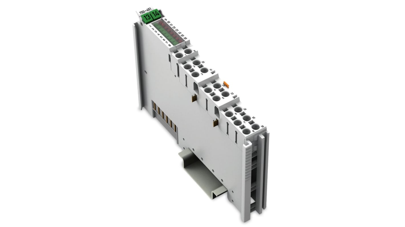 Modulo di ingresso analogico Wago 750-451, 8 ingressi, alimentazione 24 V c.c., temperatura operativa 0-55 °C.