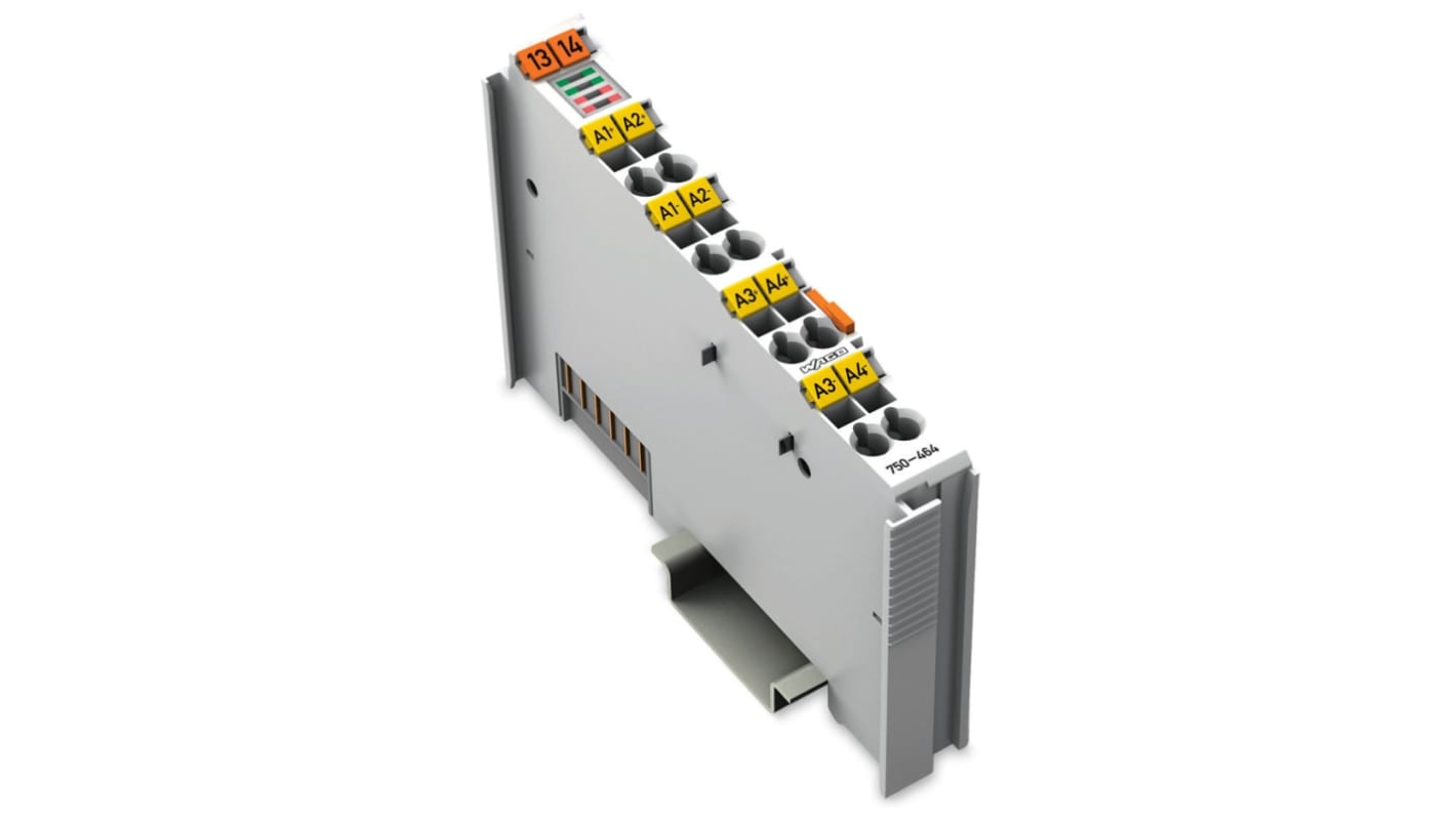 Modulo di ingresso analogico Wago 750-464, 2 o 4 canali, per PLC, supporta sensori Pt/Ni, alimentazione 24 V c.c.