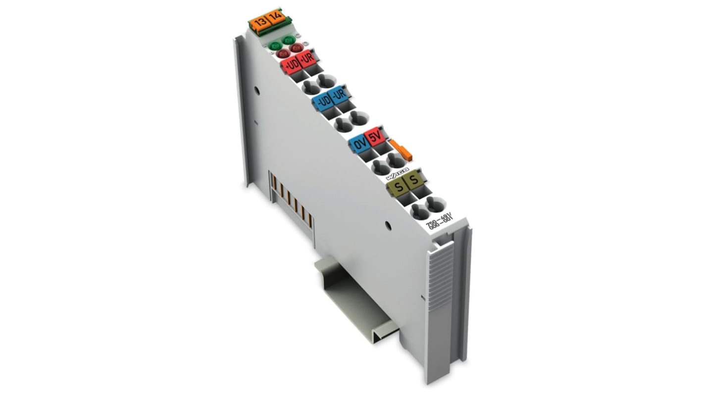 Modulo di ingresso analogico Wago 750-491, per PLC, con un ingresso e alimentazione 5 V CC, temperatura operativa 0-55 °C.
