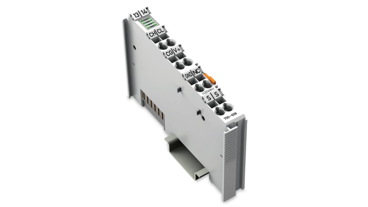Modulo I/O Wago 750-658 per PLC, gateway CAN con supporto per CAN 2.0A/B, alimentazione 24 V c.c.