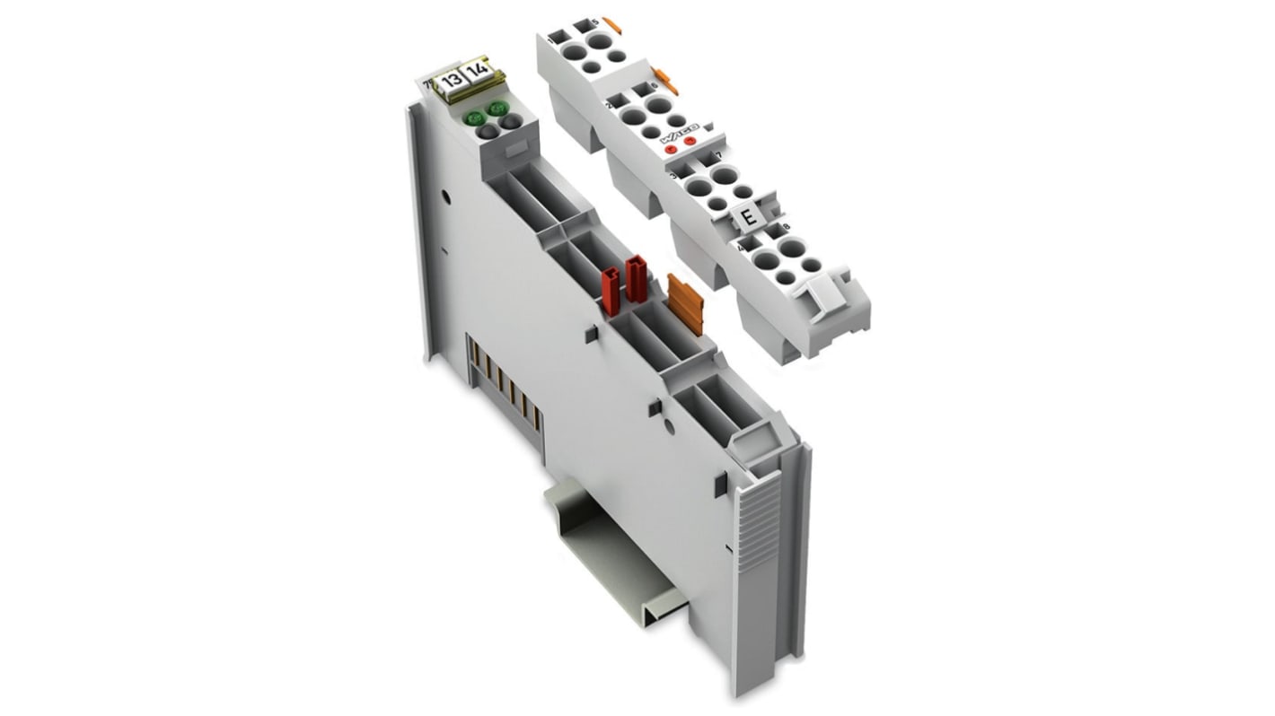 Modulo di ingresso digitale Wago 753406, 2 canali, montaggio su guida DIN 35, tensione 120 V, realizzato in policarbonato e poliammide 6.6.
