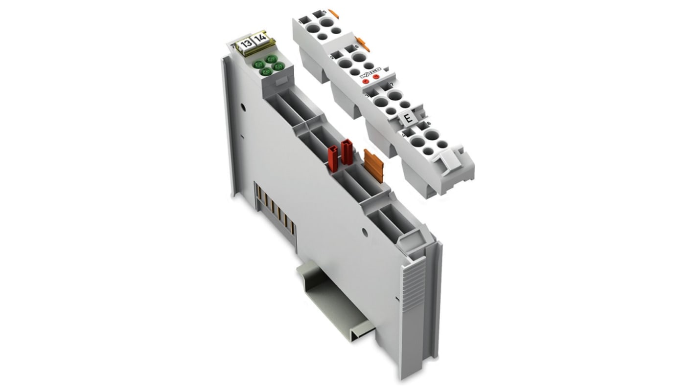 Modulo di ingresso digitale Wago 753-415, 4 ingressi, alimentazione 5 V CC, contenitore in policarbonato, conforme a RoHS.