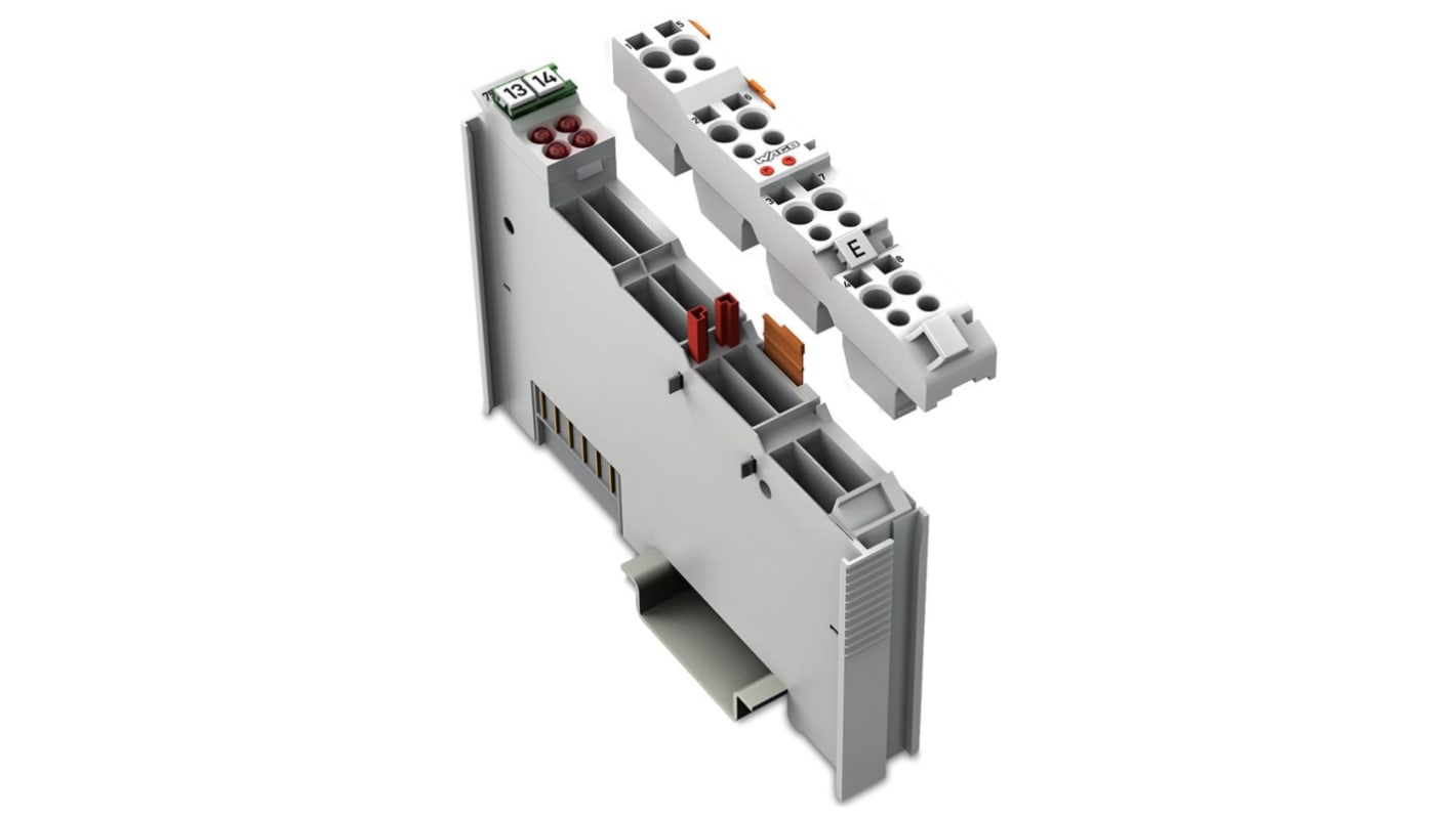 Modulo di ingresso analogico Wago 753-455 per PLC, 4 ingressi, alimentazione 24 V c.c., temperatura operativa 0-55 °C.