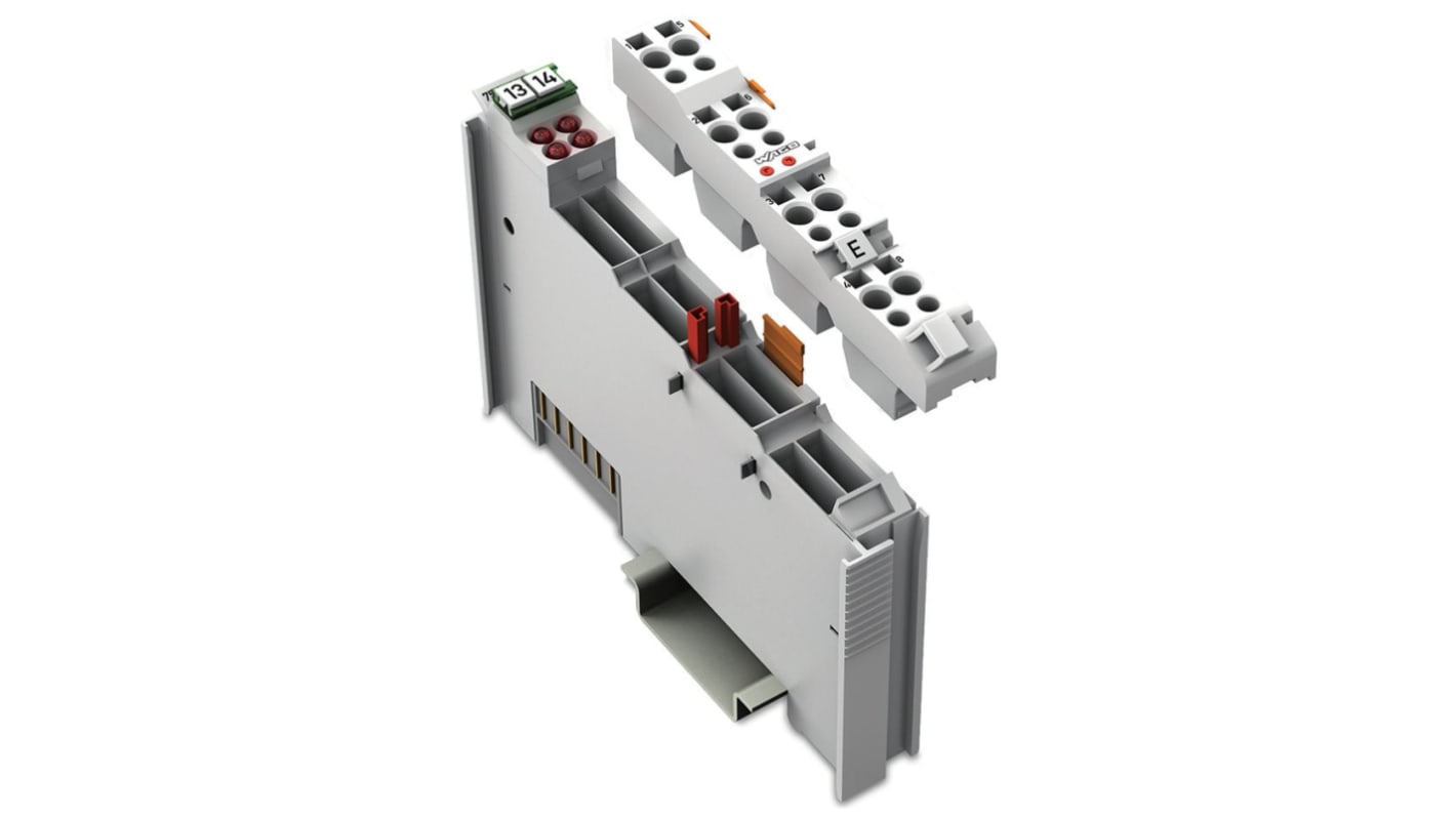 Modulo di ingresso analogico Wago 753-457 per PLC, 4 ingressi, segnali da -10 a +10 V, risoluzione 12 bit.