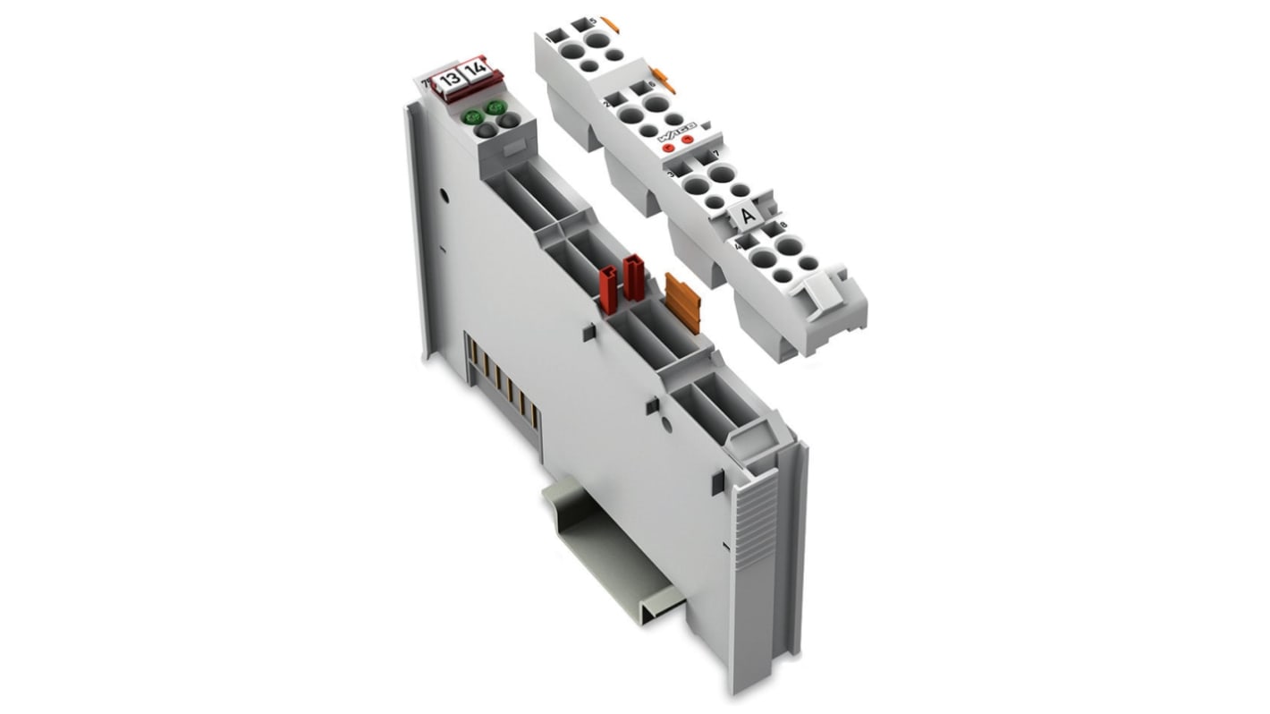Modulo di uscita digitale Wago 753-512, per PLC, montaggio su guida DIN 35, alimentazione 5 V CC, conforme a RoHS.