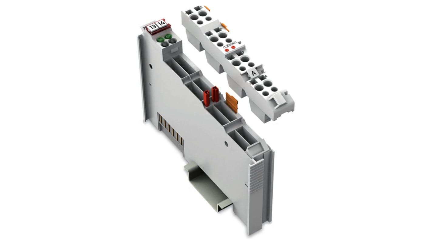 Modulo di uscita digitale Wago 753-517, 2 uscite, tensione 250 V, montaggio su guida DIN 35, conforme RoHS.