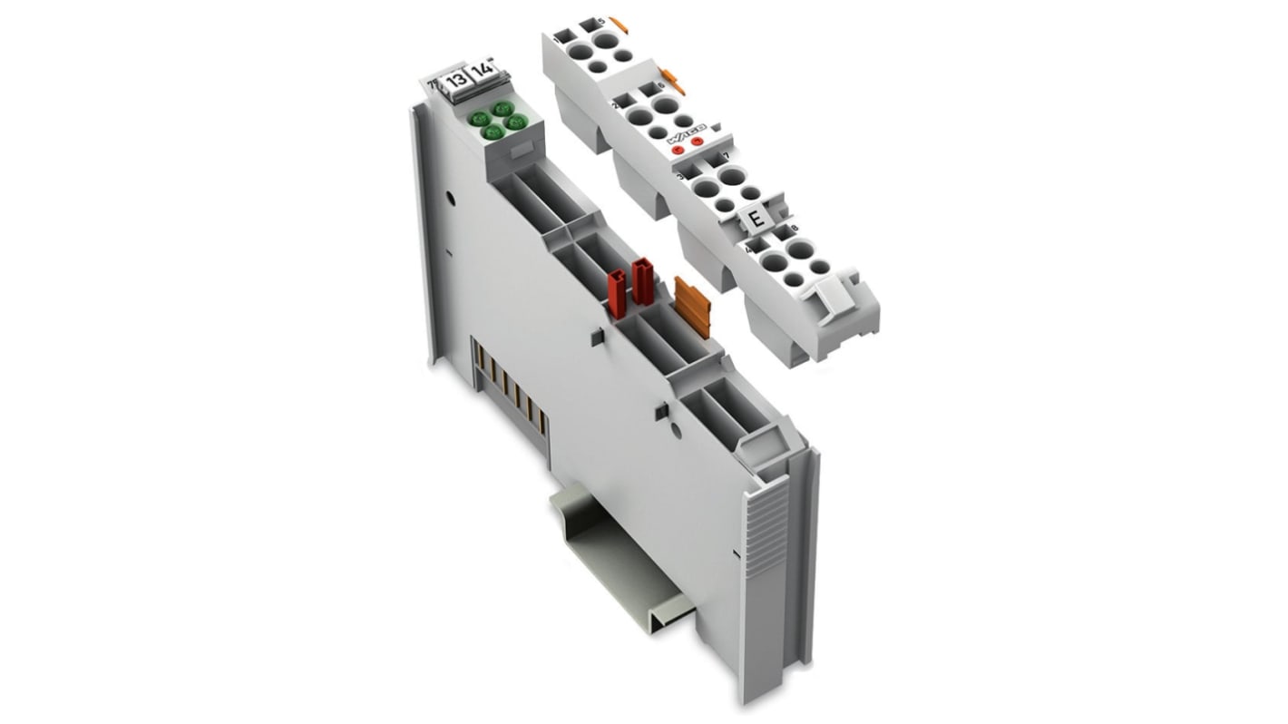Modulo contatore Wago 753-638 per PLC, con due contatori indipendenti per impulsi da 24 V c.c. e configurazione direzionale.
