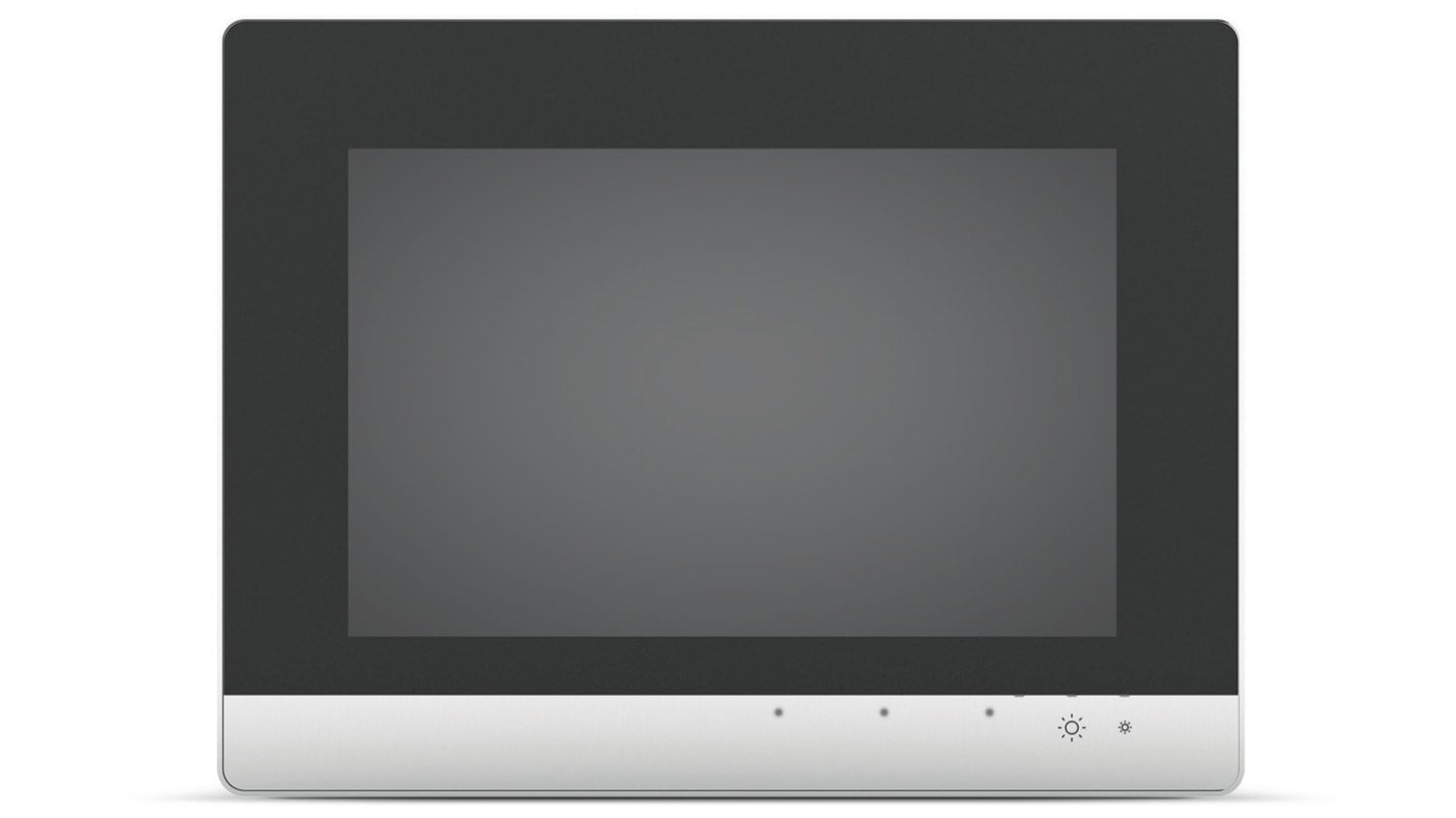 Wago 762-3003, HMI touchscreen resistivo 5,7", risoluzione 1280 x 800, progettato per applicazioni industriali.