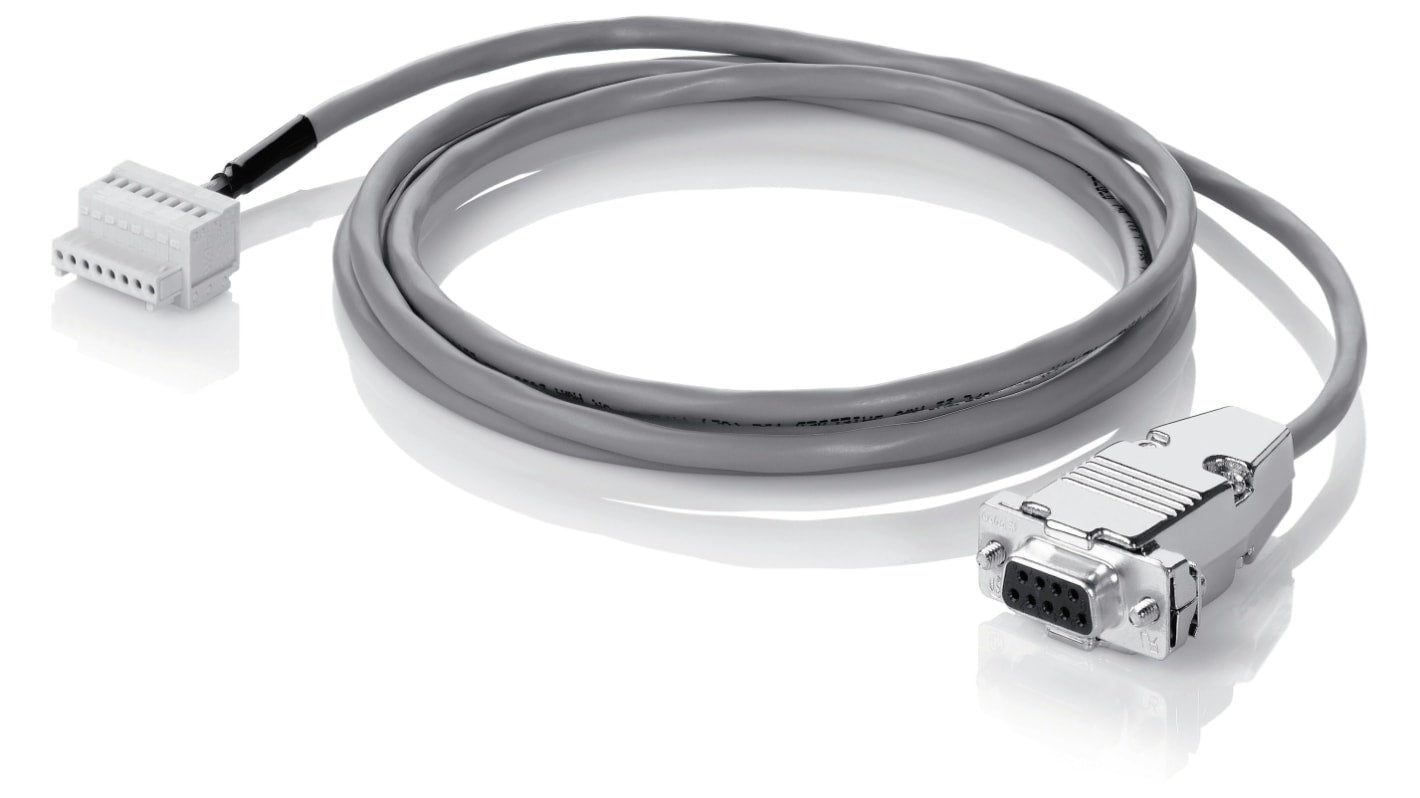 Cavo di comunicazione Wago 787-890 per PLC serie 787, compatibile con interfaccia RS 232, protezione IP20, conforme a RoHS.