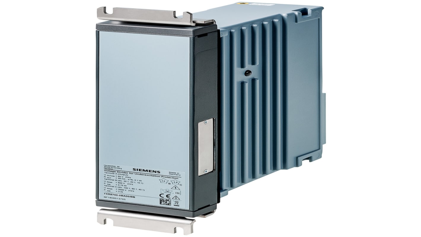 Interruttore automatico motore Siemens 7XR8700-0BA00, montaggio a pannello, terminali a vite, conforme RoHS.