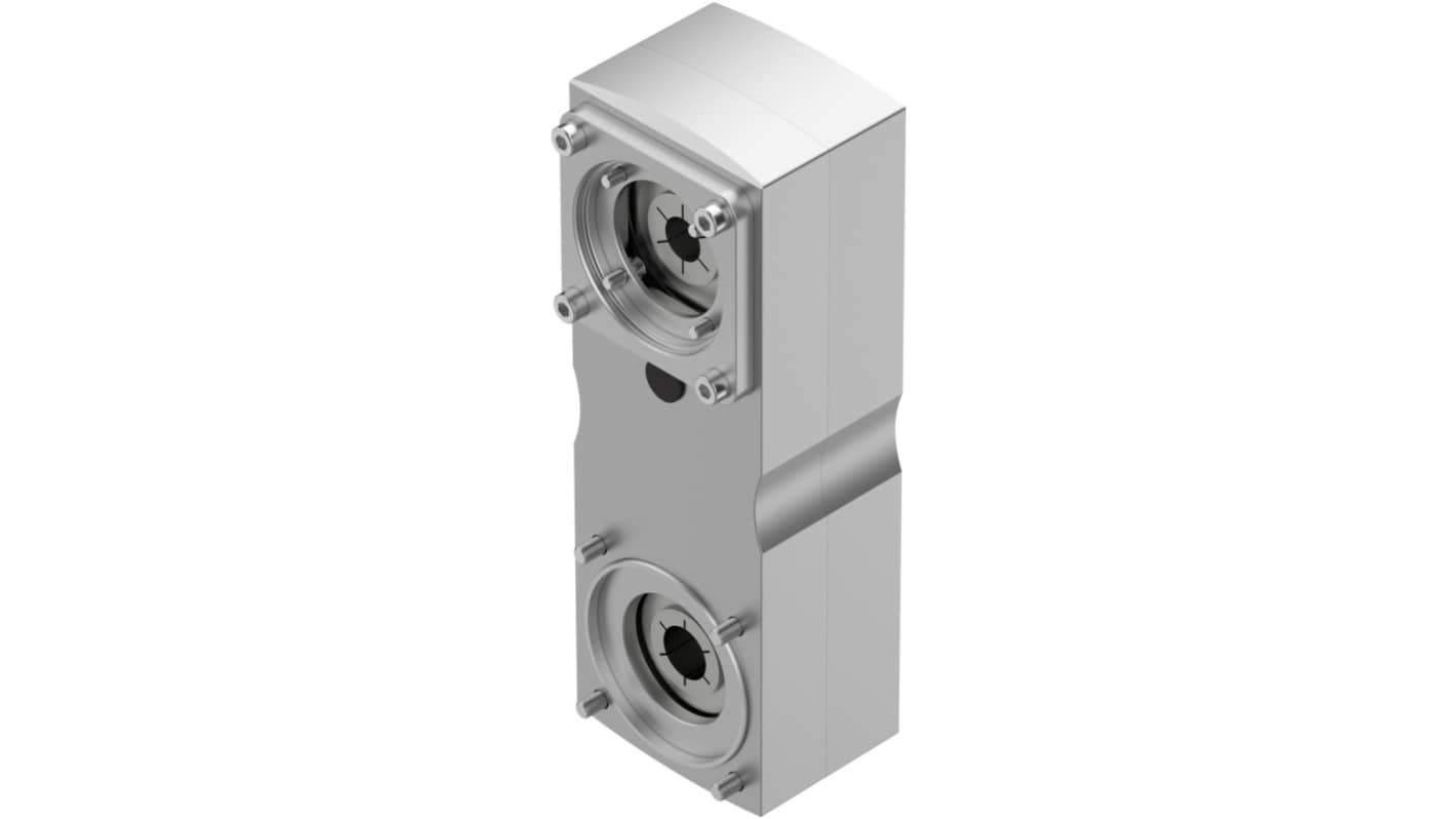 Kit di montaggio Festo EAMM-U-110-S95-80G-207 per azionamenti elettromeccanici, grado di protezione IP40, umidità 0-95%.