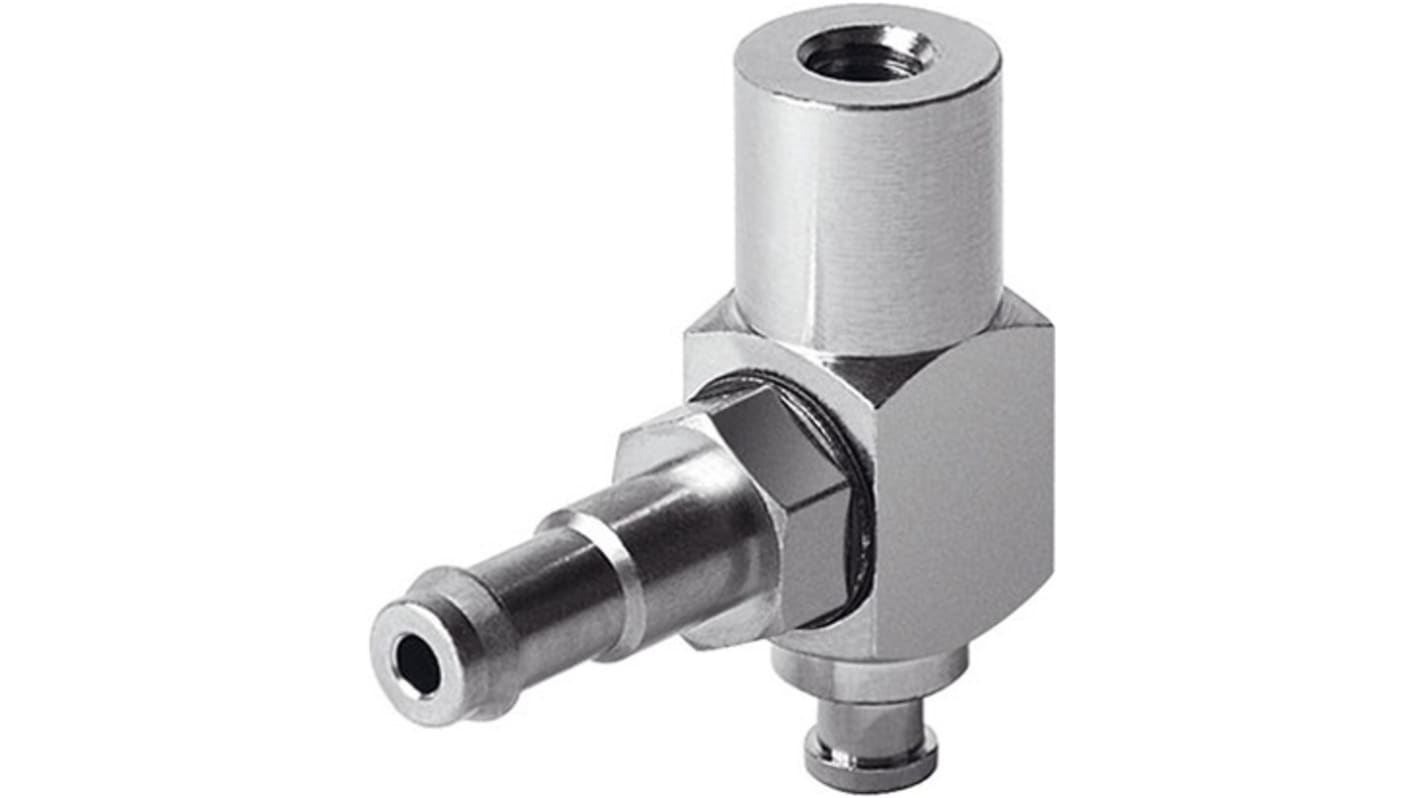 Ventosa Festo ESH-HB-2-PK per applicazioni industriali, volume 0,188 cm3, montaggio verticale, porta di aspirazione superiore.