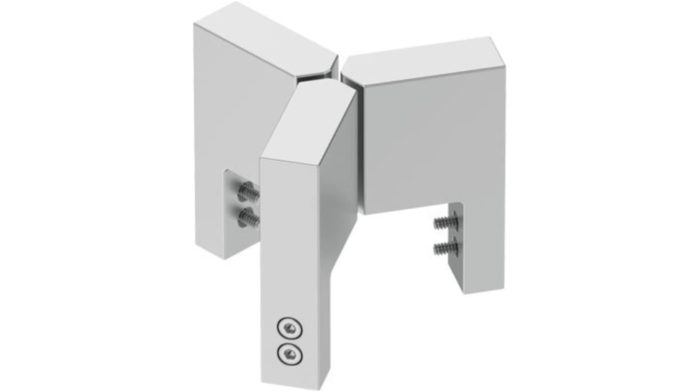 Festo BUB-HGDD-35, semilavorato per dita di presa a 3 vie, pressione massima 8 bar, montaggio con foro passante.