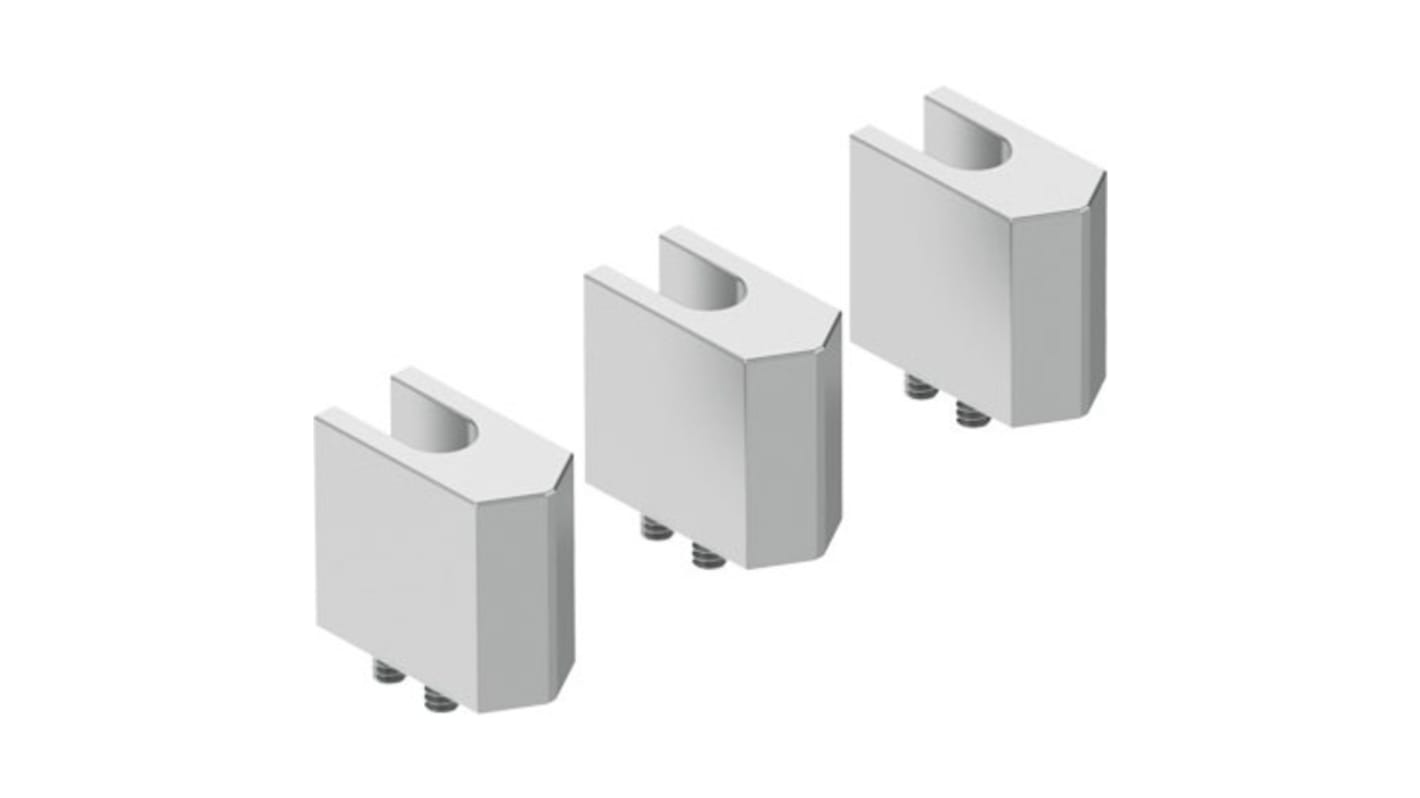 Pinza pneumatica Festo BUB-HGDT-25, ganascia vuota 25 mm, montaggio con foro passante, conforme RoHS.