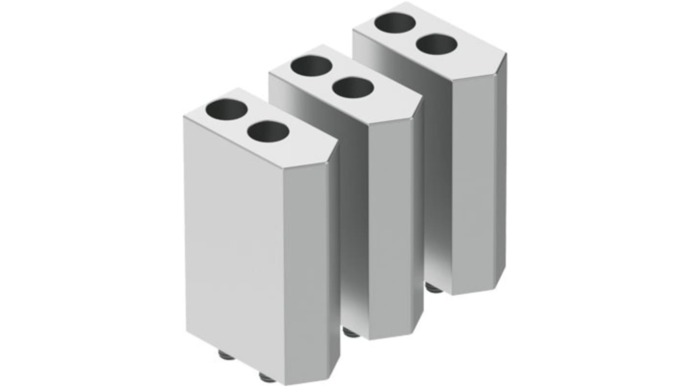 Pinza pneumatica Festo BUB-HGDT-50, ganascia da 50 mm, montaggio con foro passante, conforme RoHS.