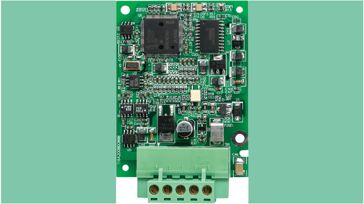 Modulo di comunicazione Delta Electronics CMC-DN01 per azionamenti motore CA, montaggio a pannello, connettore a 5 pin.