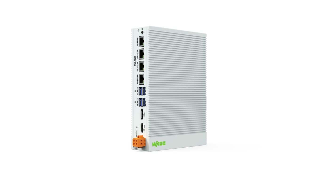 Wago 752-9800, computer industriale con processore Intel Core i7, RAM 256 GB, dimensioni 45 x 200 x 140 mm, alimentazione 24 V c.c.