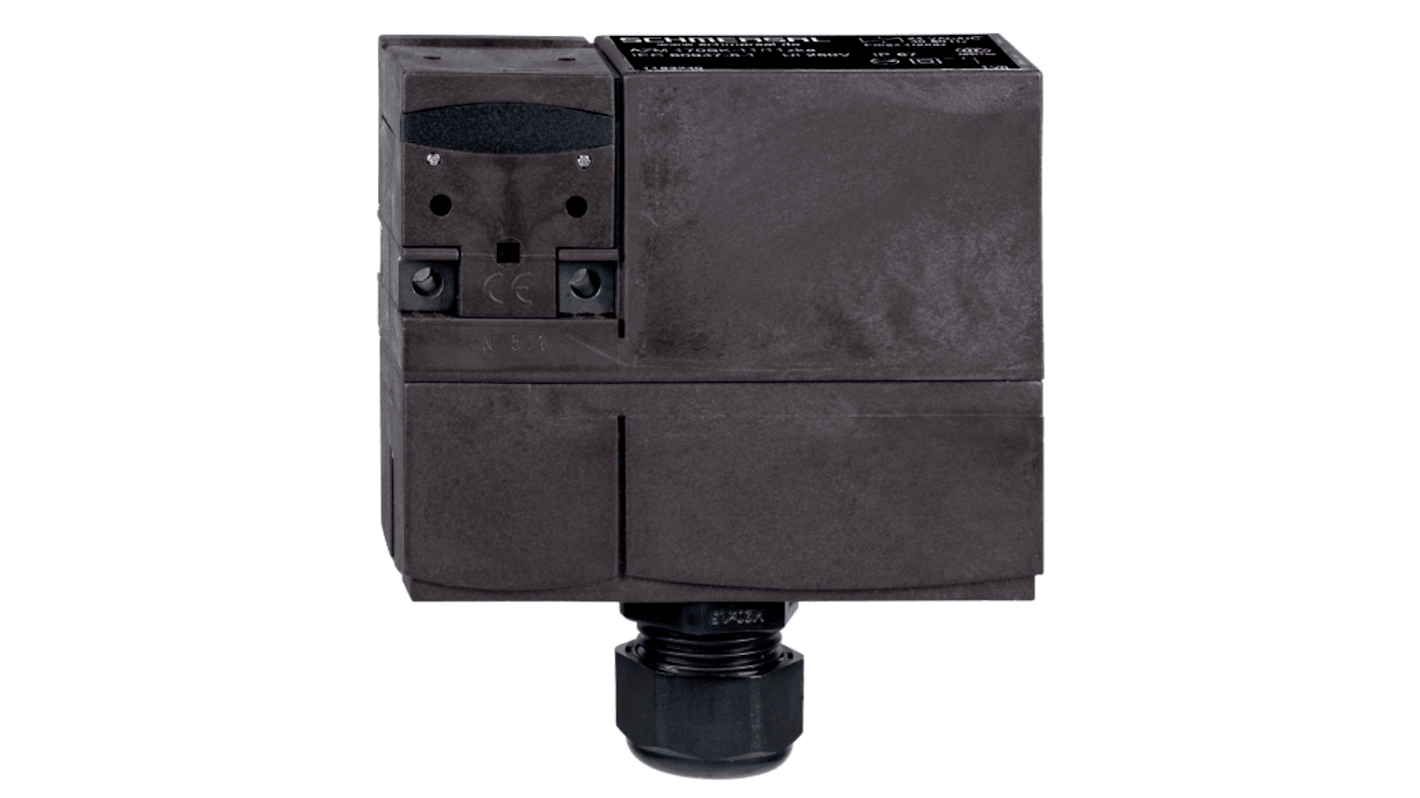 Interruttore di interblocco a solenoide Schmersal AZM 170, 24V, 1NC/1NA, contenitore termoplastico, attuatore incluso.