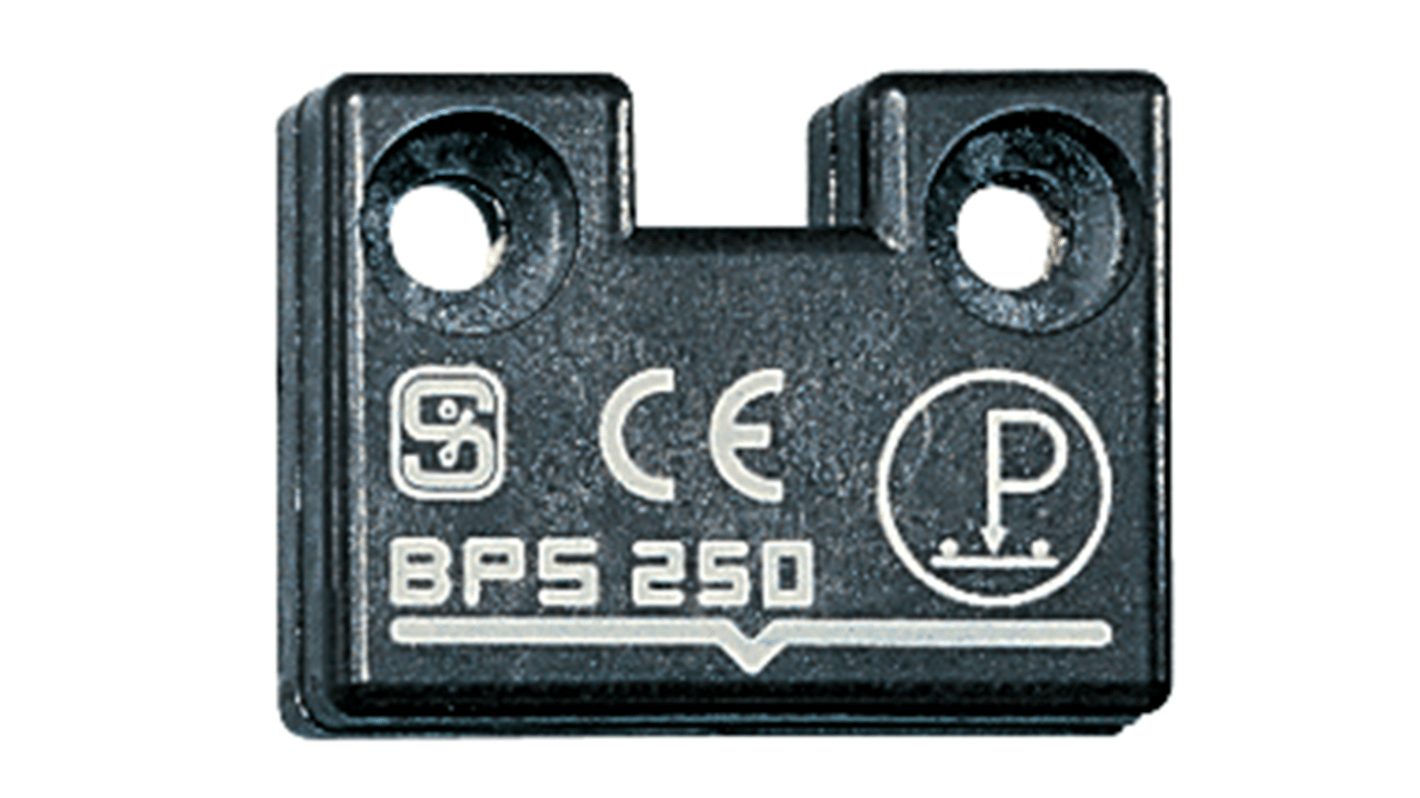 Interruttore di interblocco di sicurezza Schmersal BPS250, sensore magnetico in plastica, peso 15 g, montaggio semplice.