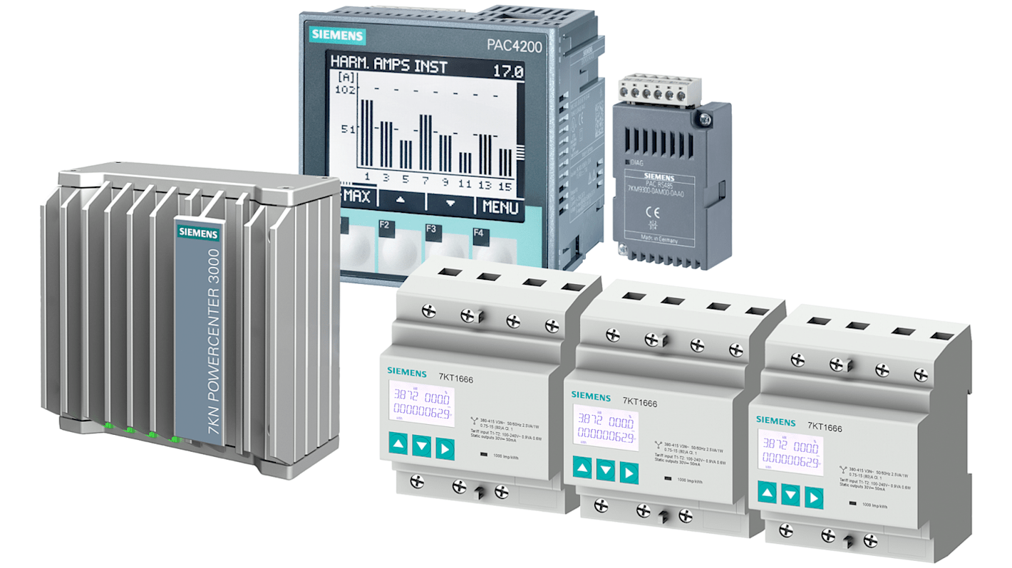 Computer industriale Siemens 7KT1666-0EE02-0EE0 SENTRON, dimensioni 85 x 85 x 41 mm, RAM 2 GB, IP40, alimentazione 20.4-28.8 V.