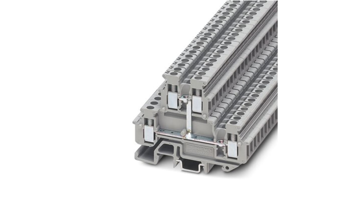 Morsettiera passante Phoenix Contact 2800583, serie MBK, diametro cavo 24-12. Design compatto, facile distribuzione potenziale.