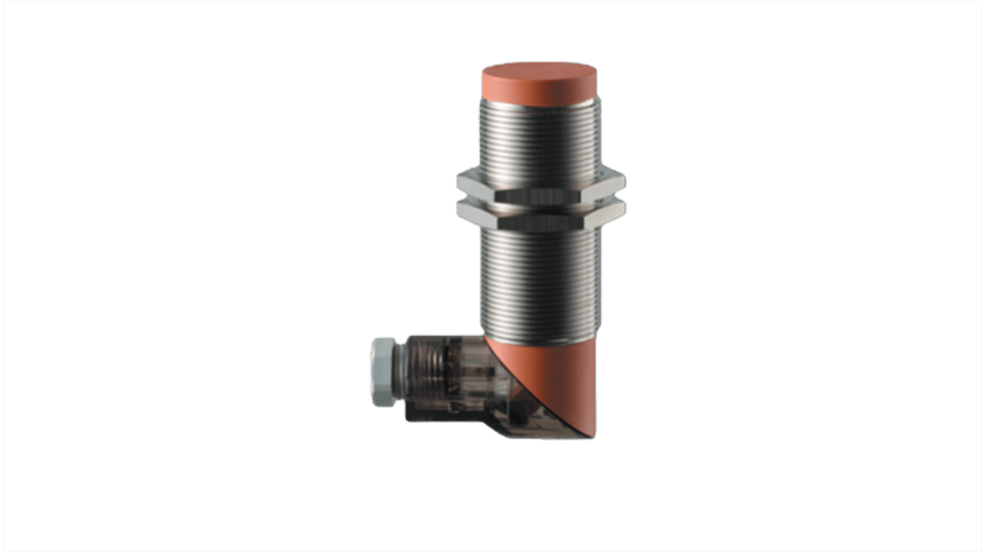 Sensore di prossimità induttivo cilindrico Schmersal IFL 15-30-10/01YG, design M30, rilevamento 15 mm, IP65, alimentazione 15-250 V ac.