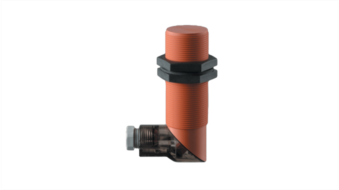 Sensore di prossimità induttivo cilindrico Schmersal IFL 15-300-10/01YG, design M30, rilevamento 15 mm, IP67, alimentazione 15-250 V ac.