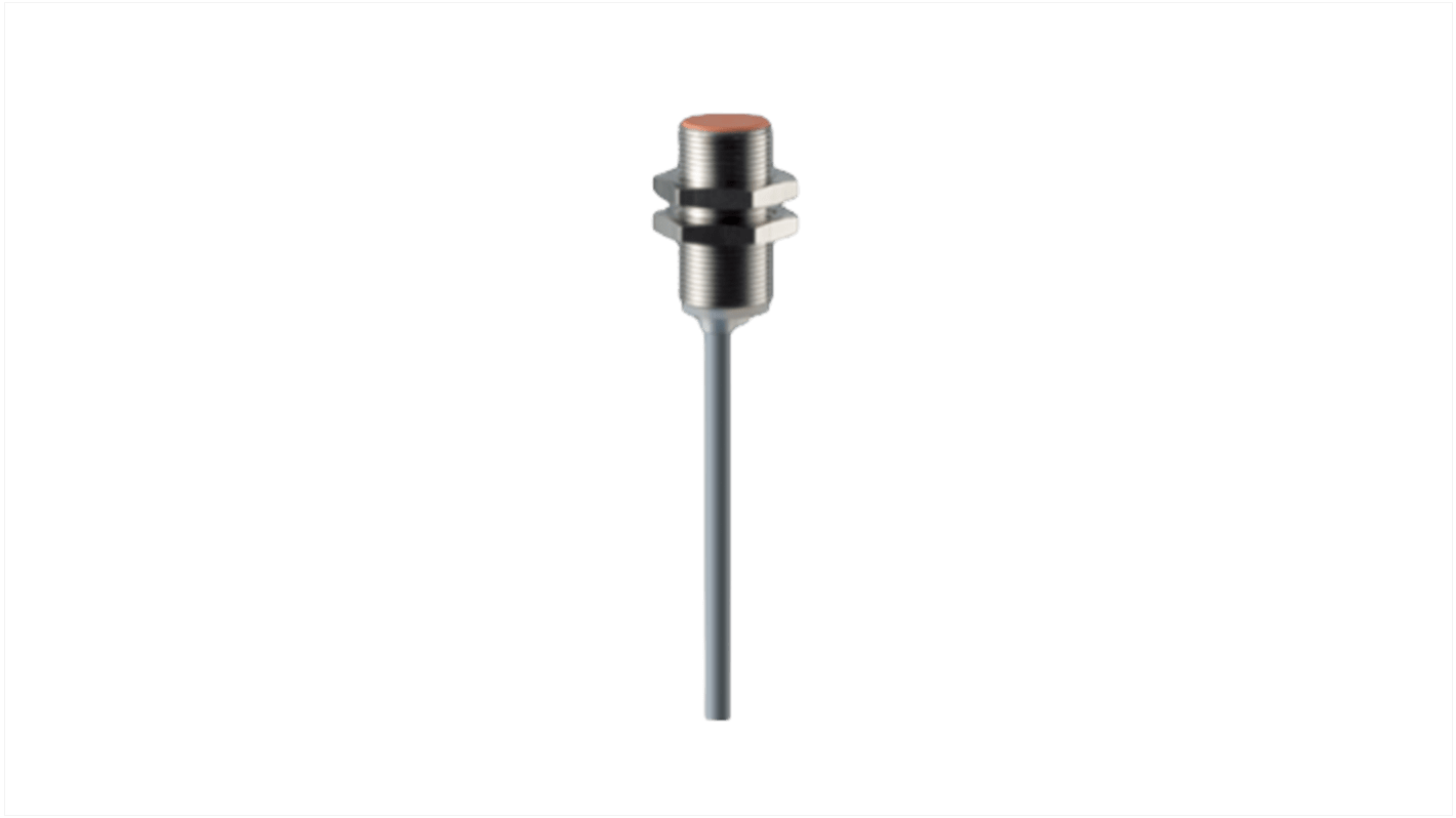 Sensore di prossimità induttivo cilindrico Schmersal IFL 5-18M-10N, NPN, M8 x 1, rilevamento 5 mm, IP67, alimentazione 10-30 V CC.