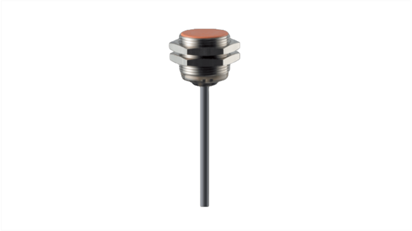 Sensore di prossimità induttivo cilindrico Schmersal IFL 10-30M-10P, tecnologia PNP, dimensione M30, gamma di rilevamento 10 mm, IP67.
