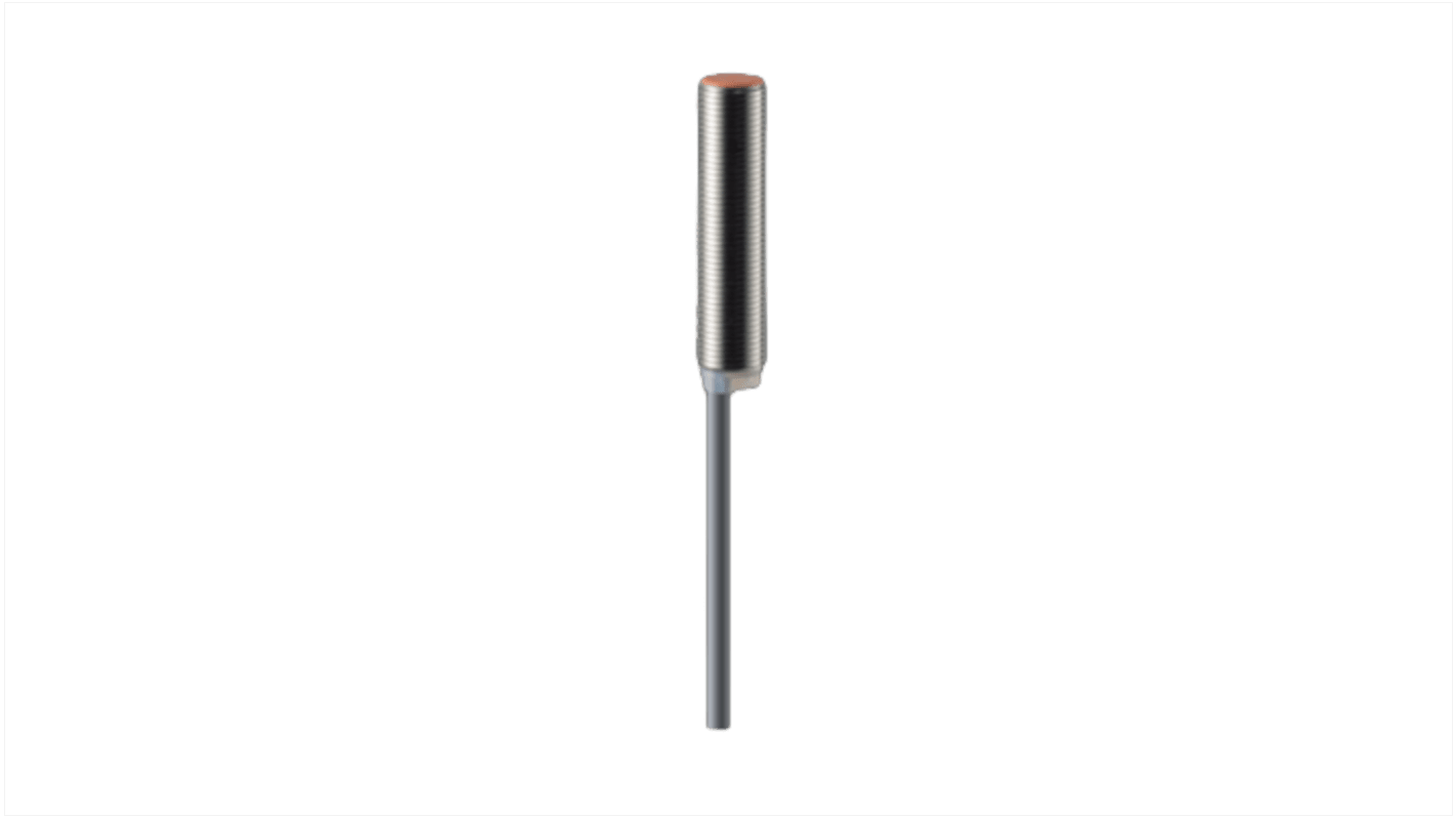 Sensore di prossimità induttivo cilindrico Schmersal IFL 2-12-10P, tecnologia PNP, design M12, rilevamento 2 mm, IP67.
