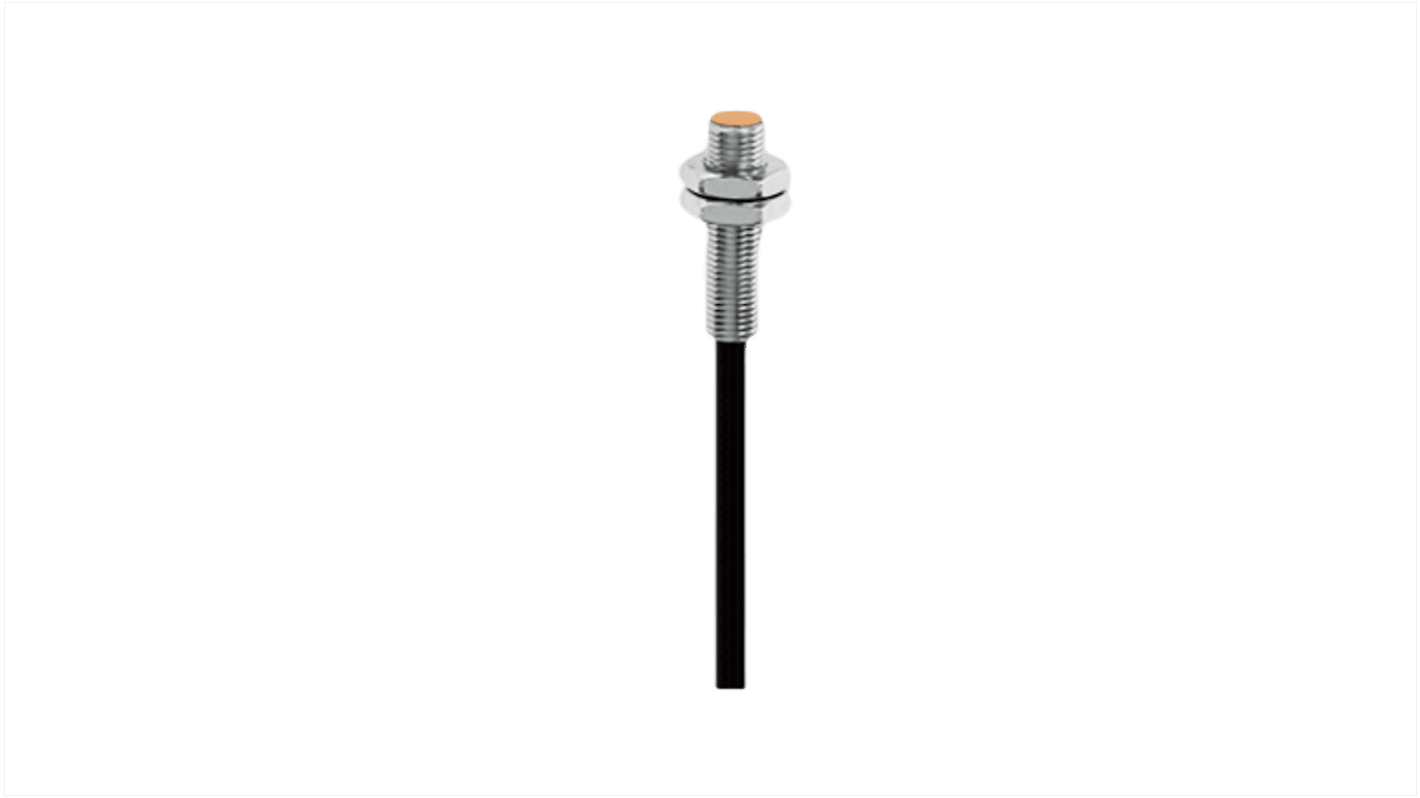 Sensore di prossimità induttivo cilindrico Schmersal IFL 2-8M-10P, tecnologia PNP, gamma di rilevamento 2 mm, custodia metallica, IP67.
