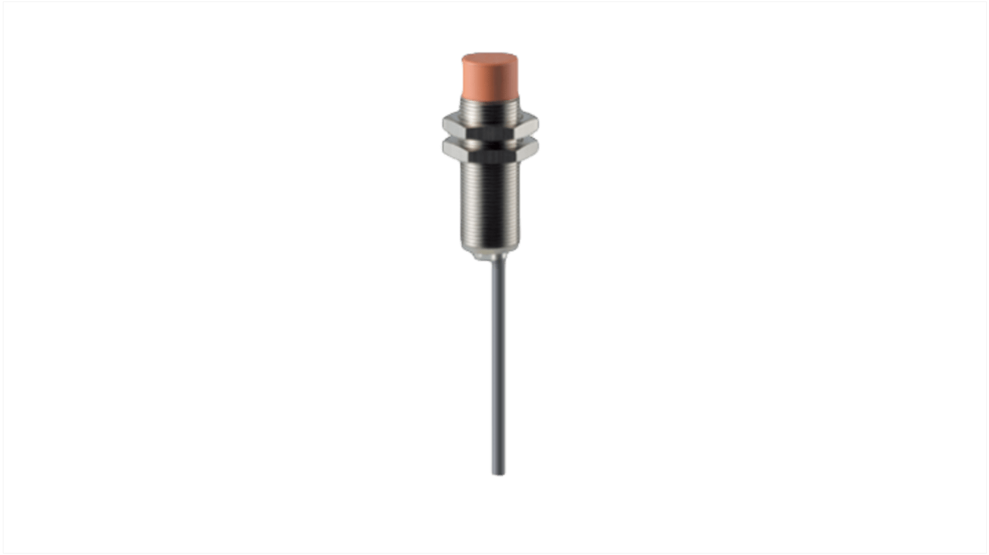 Sensore di prossimità induttivo cilindrico Schmersal IFL 8-18M-10P, tecnologia PNP, gamma di rilevamento 8 mm, grado di protezione IP67.