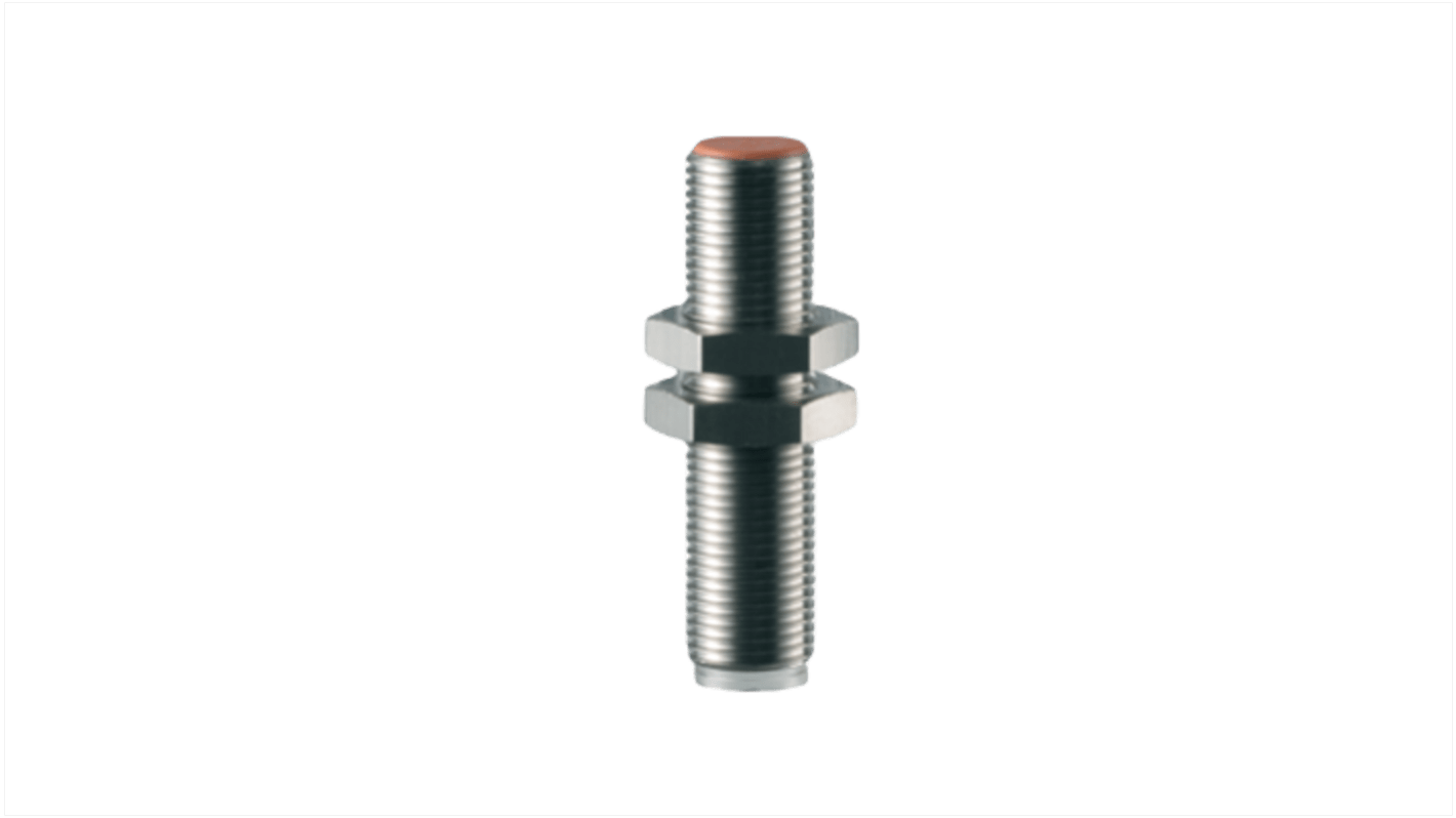 Sensore di prossimità induttivo cilindrico Schmersal IFL 2-12M-01STN, tecnologia NPN, design M12, rilevamento 2 mm, IP67.