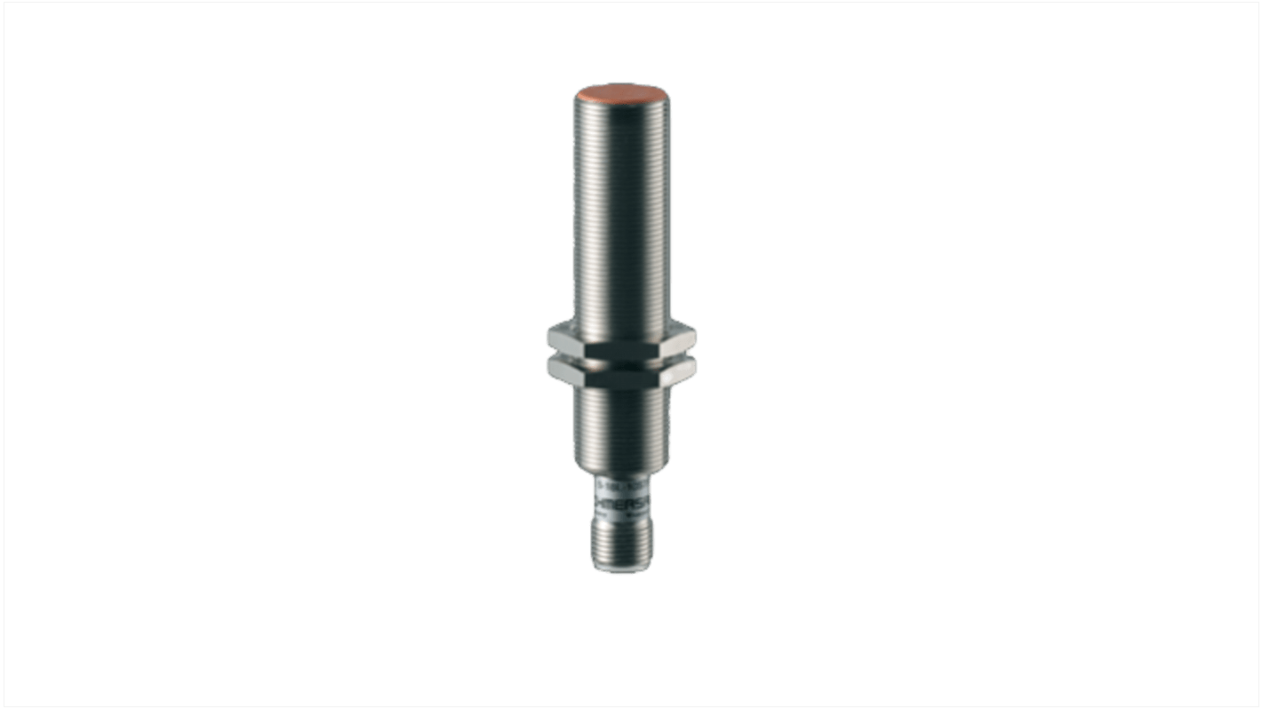 Sensore di prossimità induttivo cilindrico Schmersal IFL 5-18L-10STP, PNP, M8 x 1, rilevamento 5 mm, IP67, alimentazione 10-30 V CC.