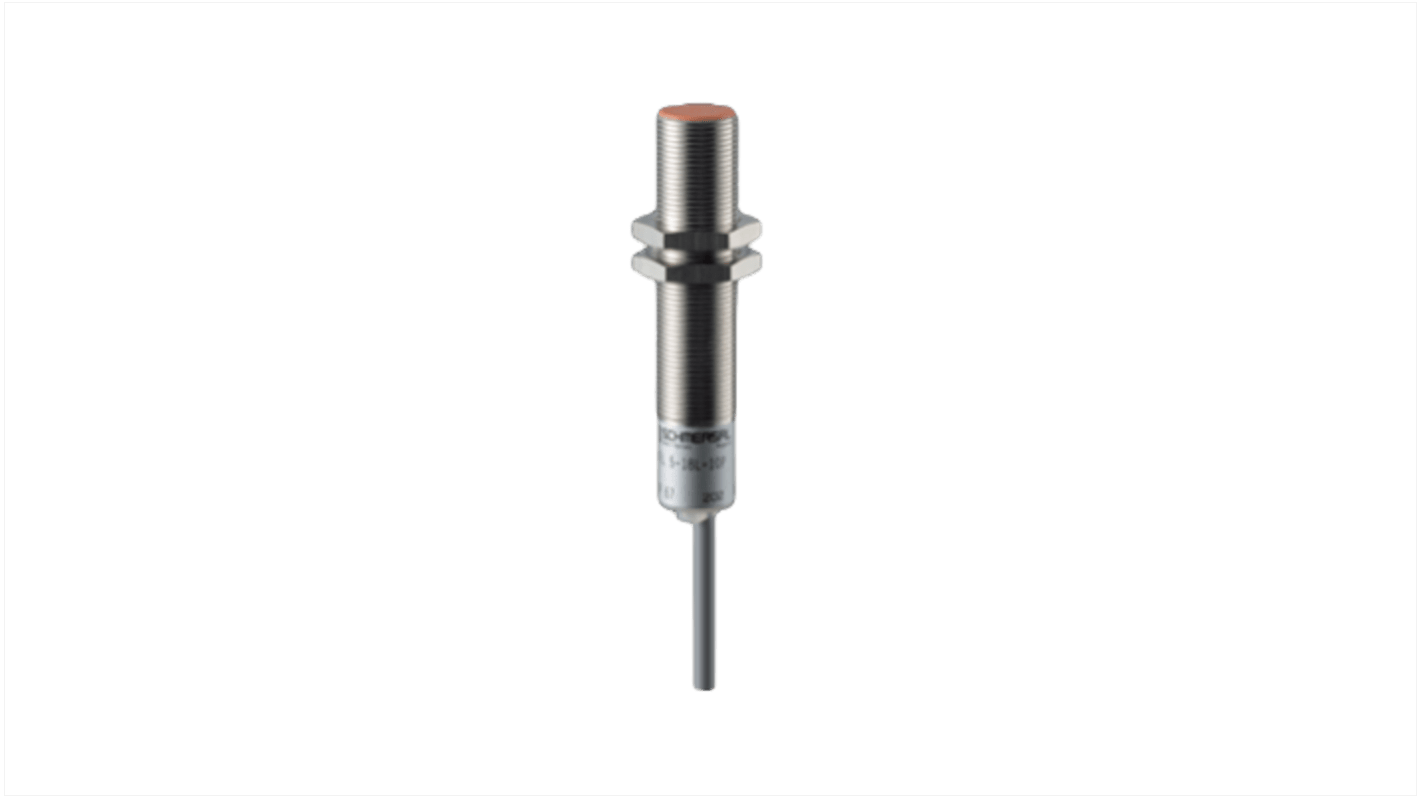 Sensore di prossimità induttivo cilindrico Schmersal IFL 5-18L-11P, tecnologia PNP, gamma di rilevamento 5 mm, grado di protezione IP67.